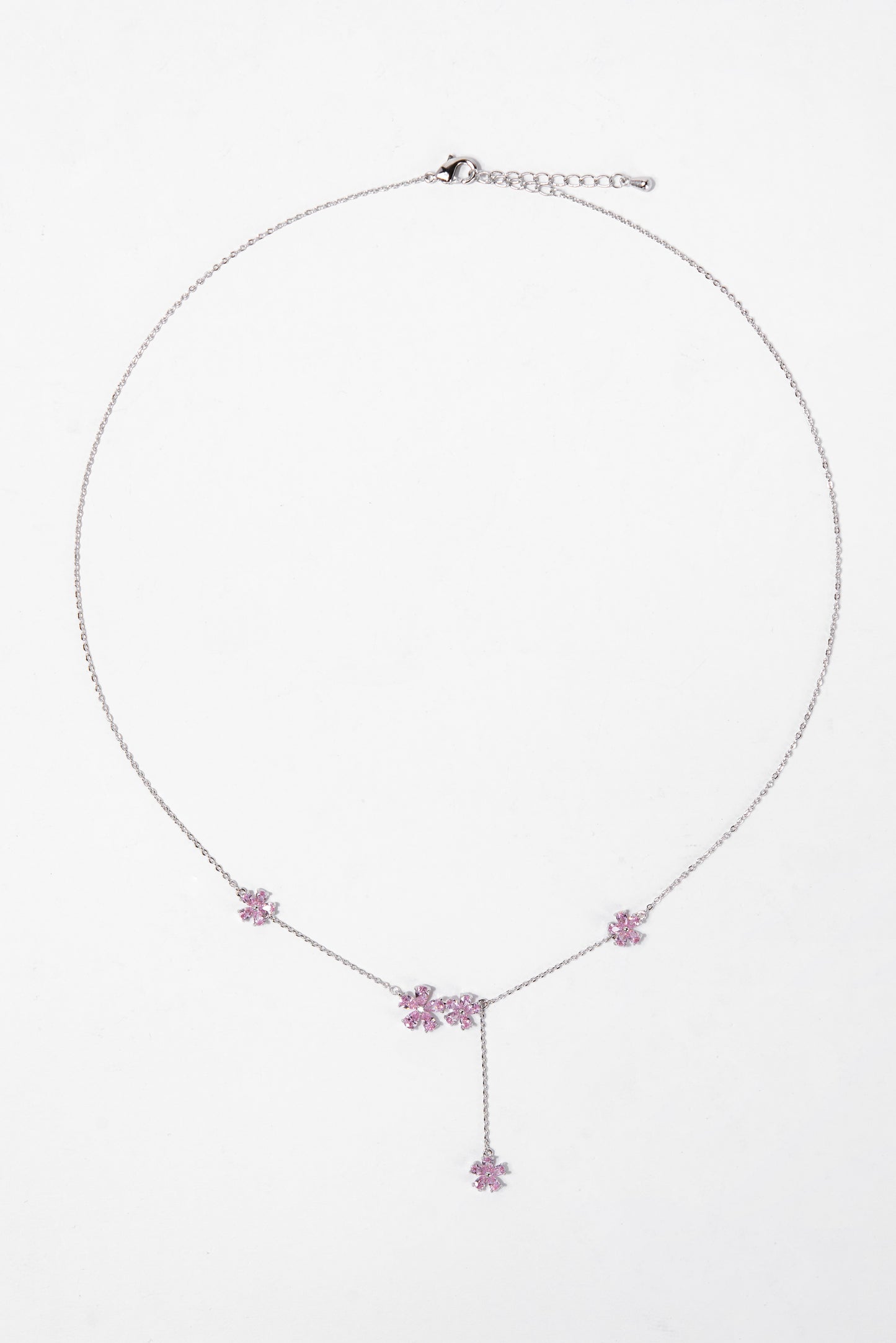 Haven CZ Floral Bezzle Necklace