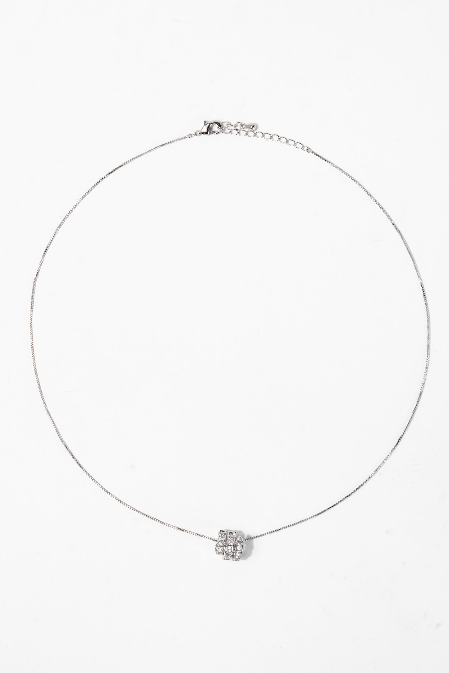 Tasha Snake CZ Gold Plated Necklace