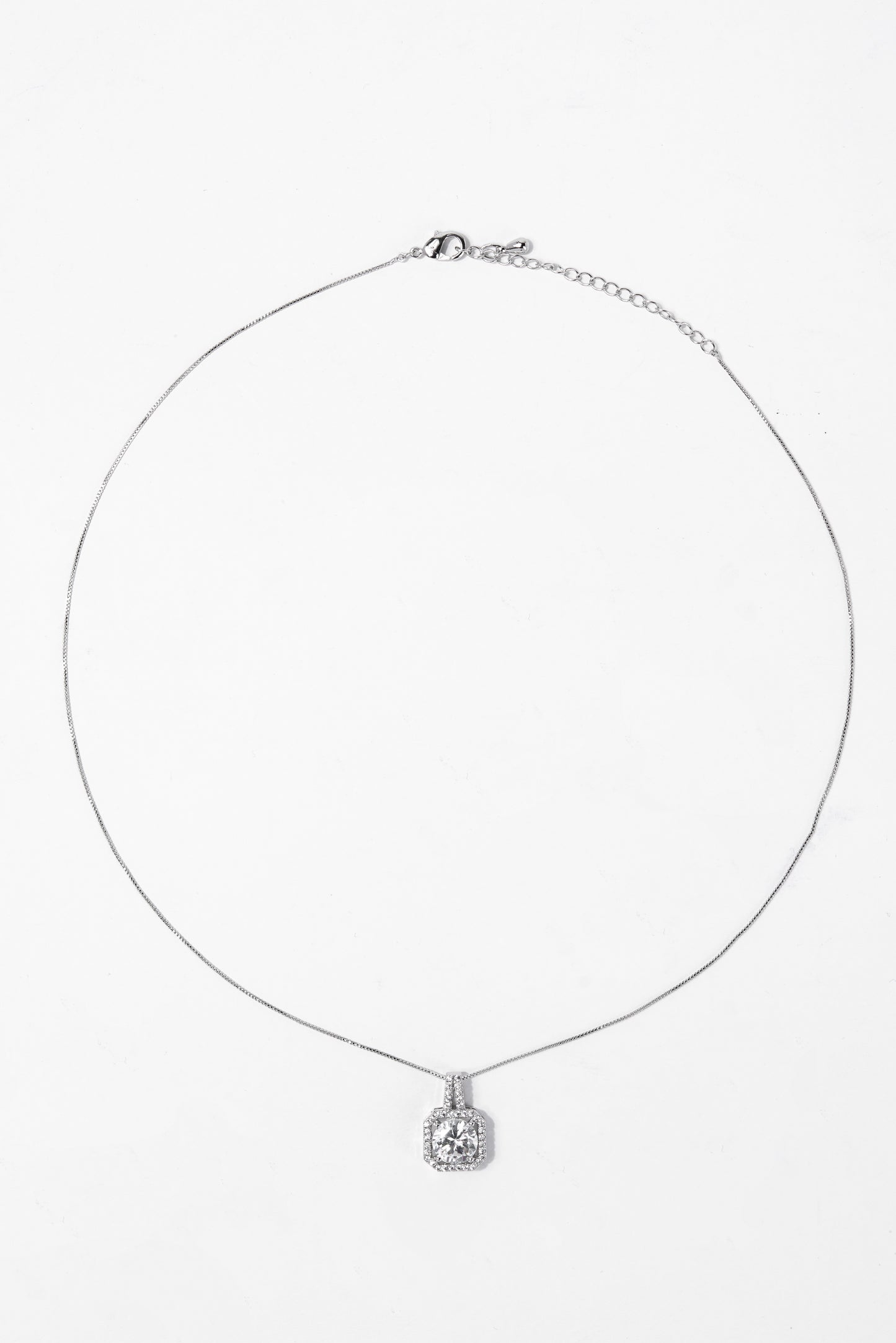 Eliana Solitaire Bezzle CZ Gold Plated Necklace