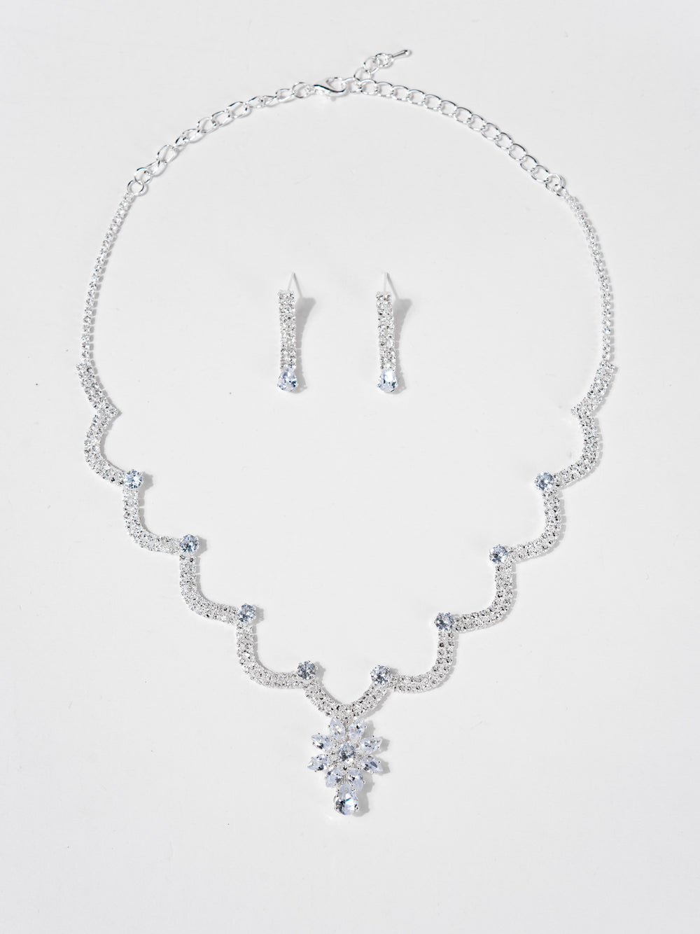 Ariana Cubic Zirconia Rhinestone Necklace