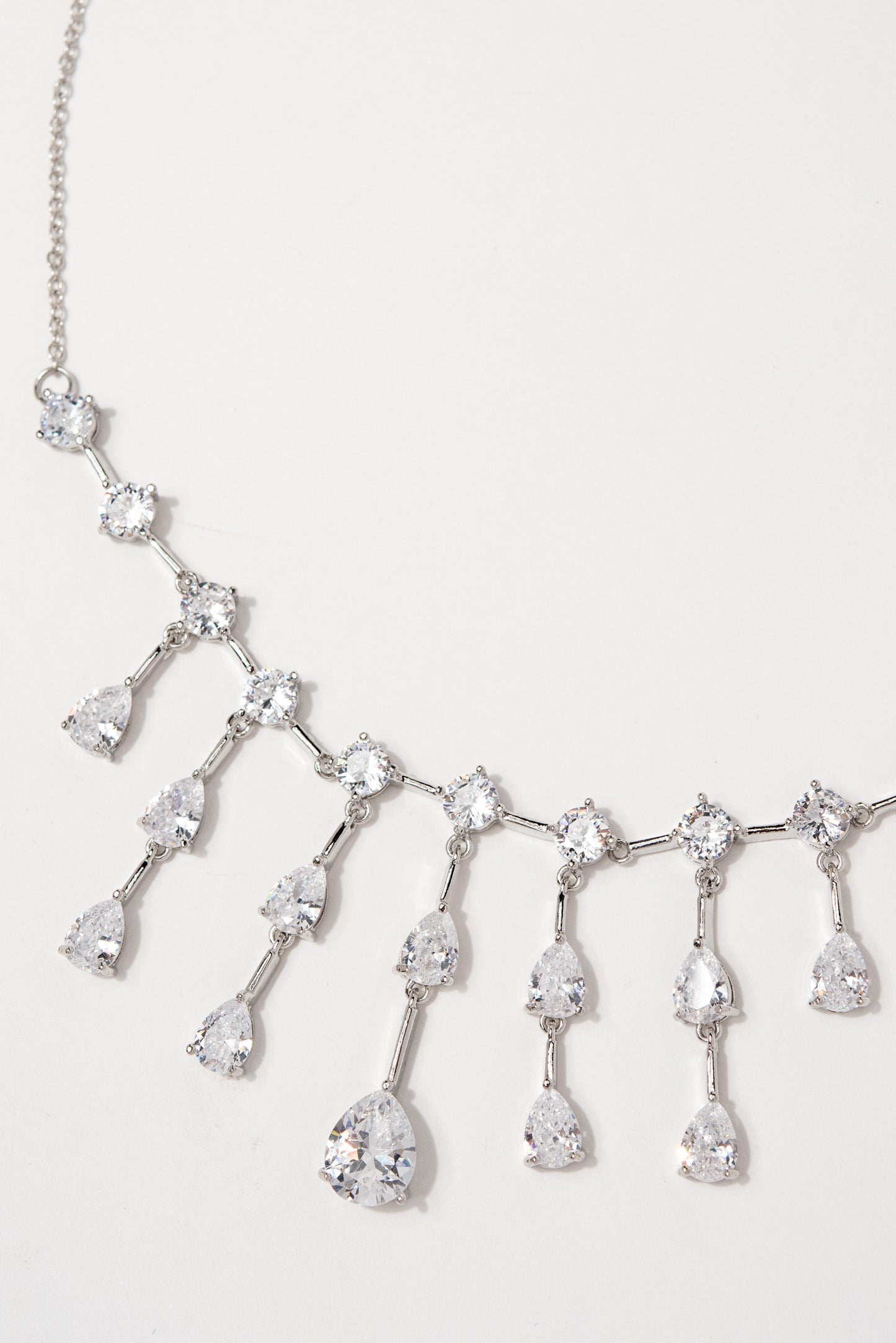 Glam CZ Necklace Set