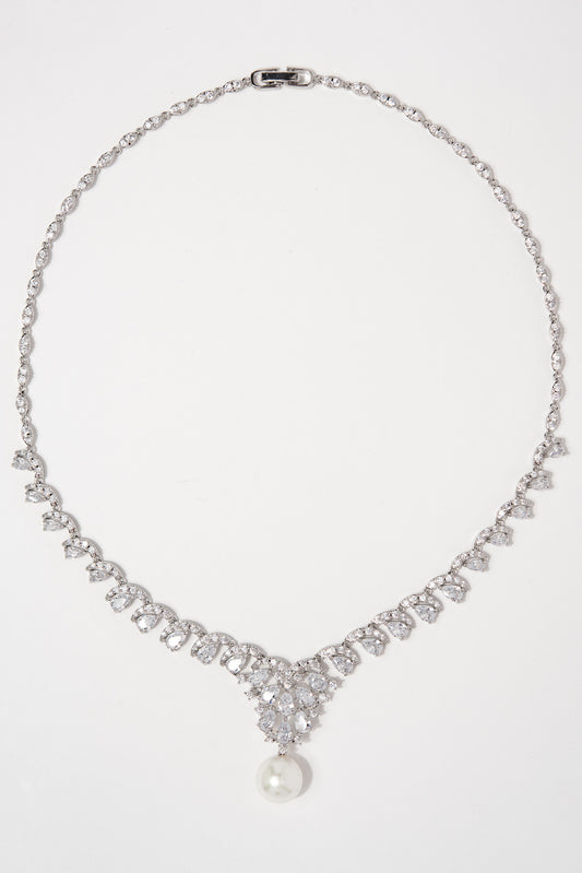 Bailey Glam CZ Necklace Set