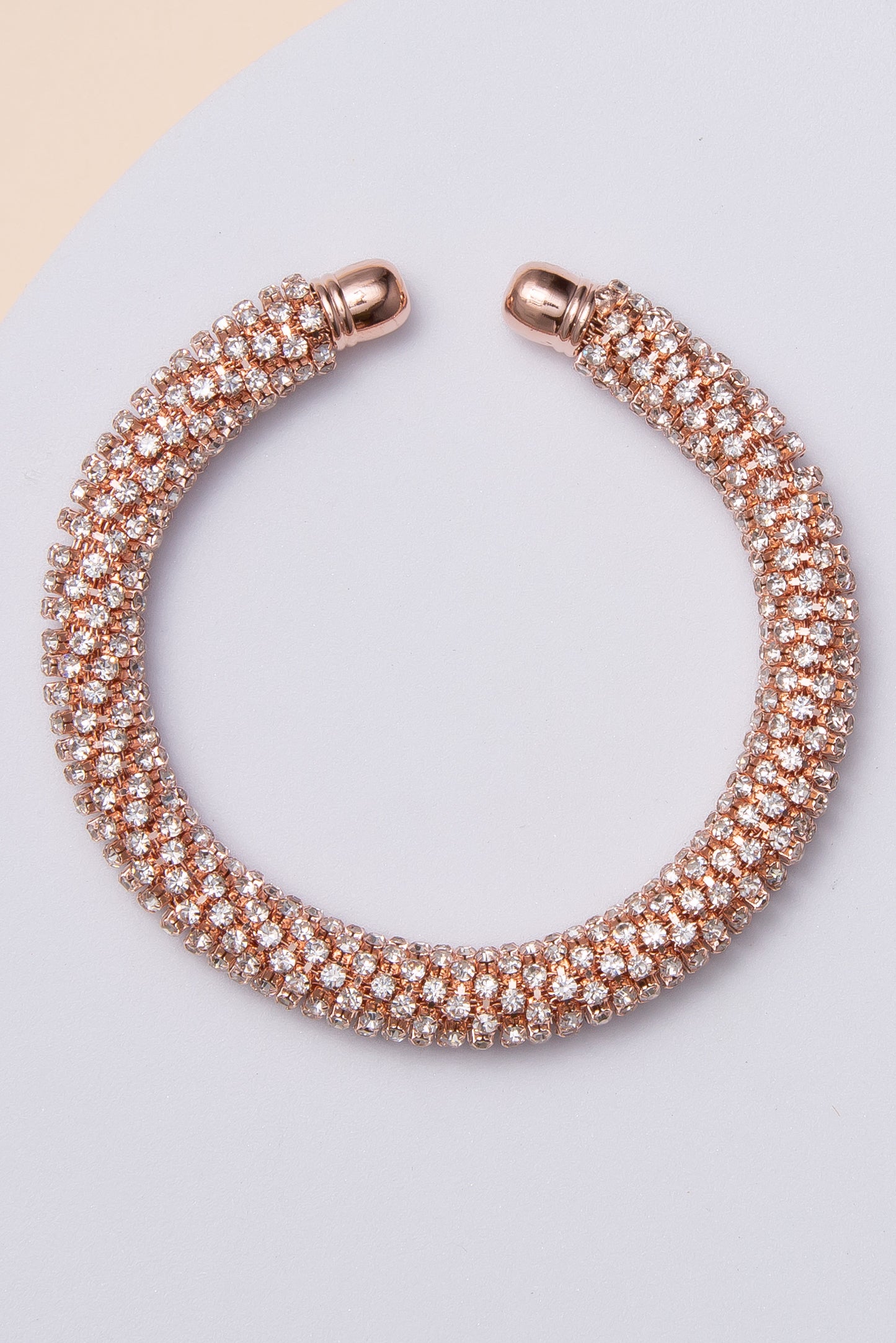 Stacy Rhinestone Cuff Bracelet