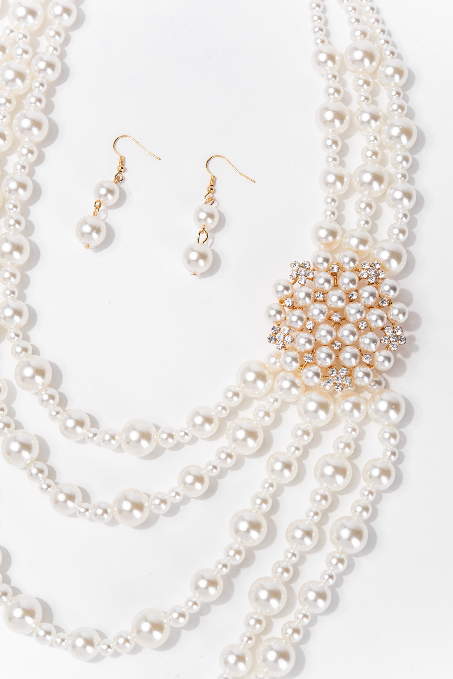 Summer Statement Pearl Necklace Set