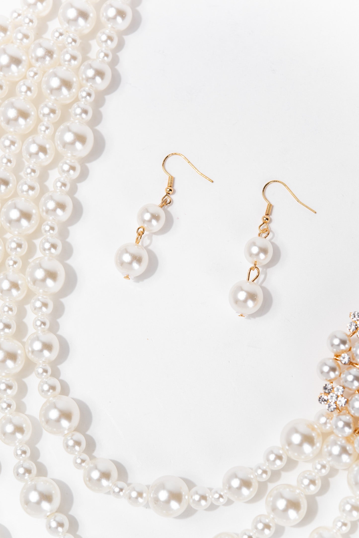Summer Statement Pearl Necklace Set