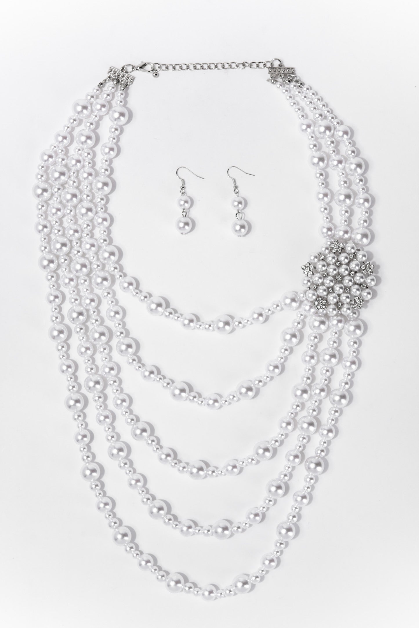 Summer Statement Pearl Necklace Set