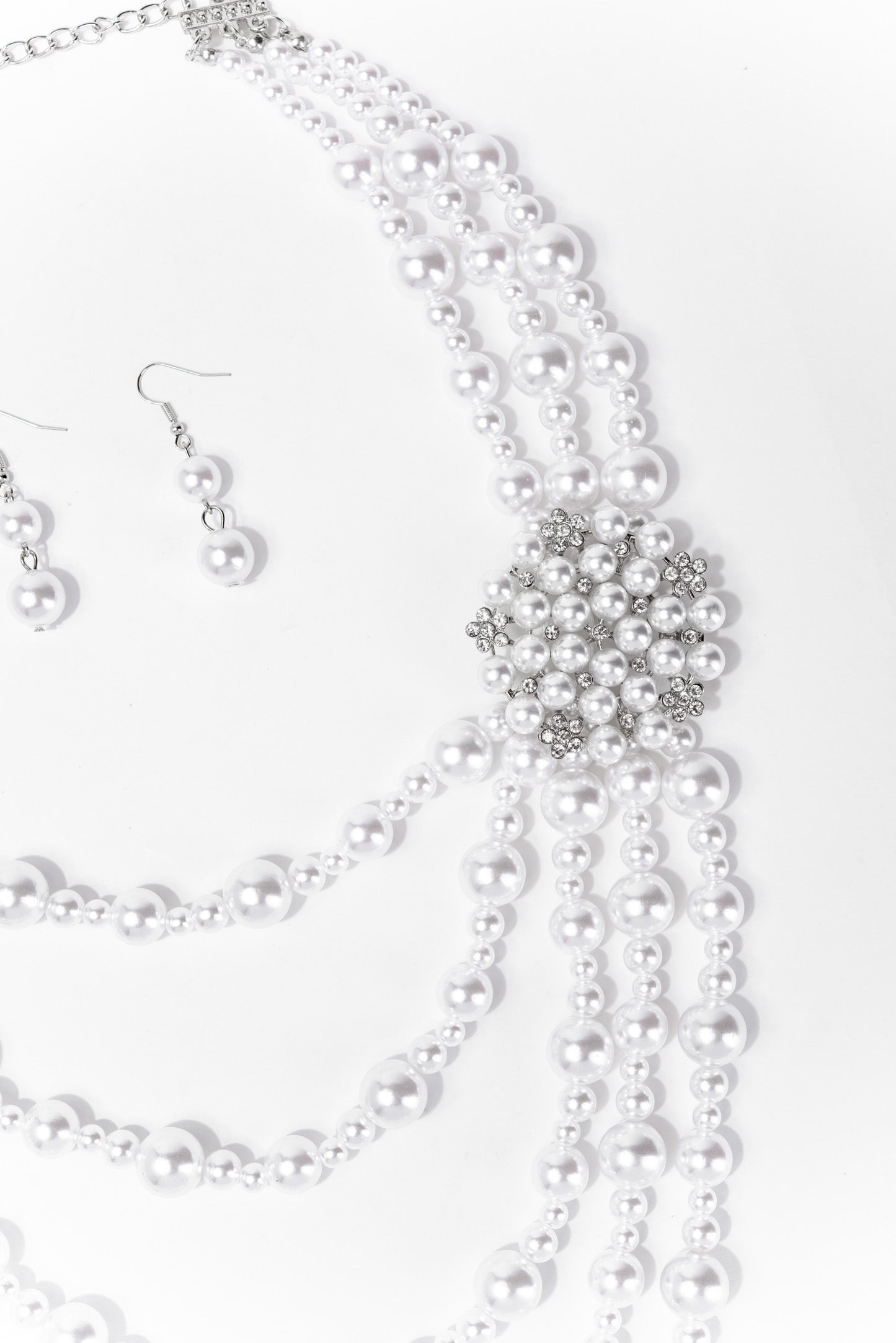 Summer Statement Pearl Necklace Set