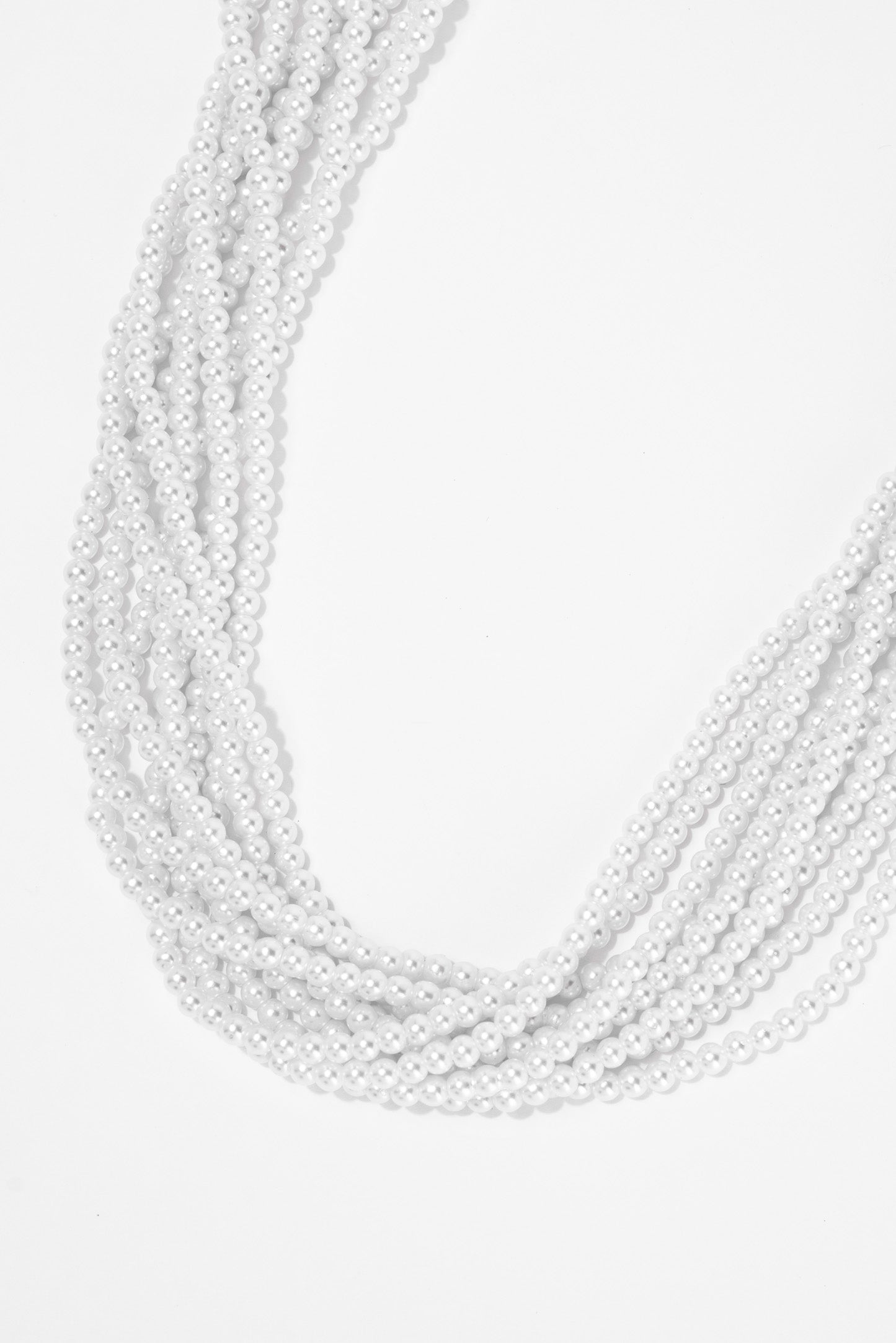 Giovanna 9 Line Pearl Necklace Set