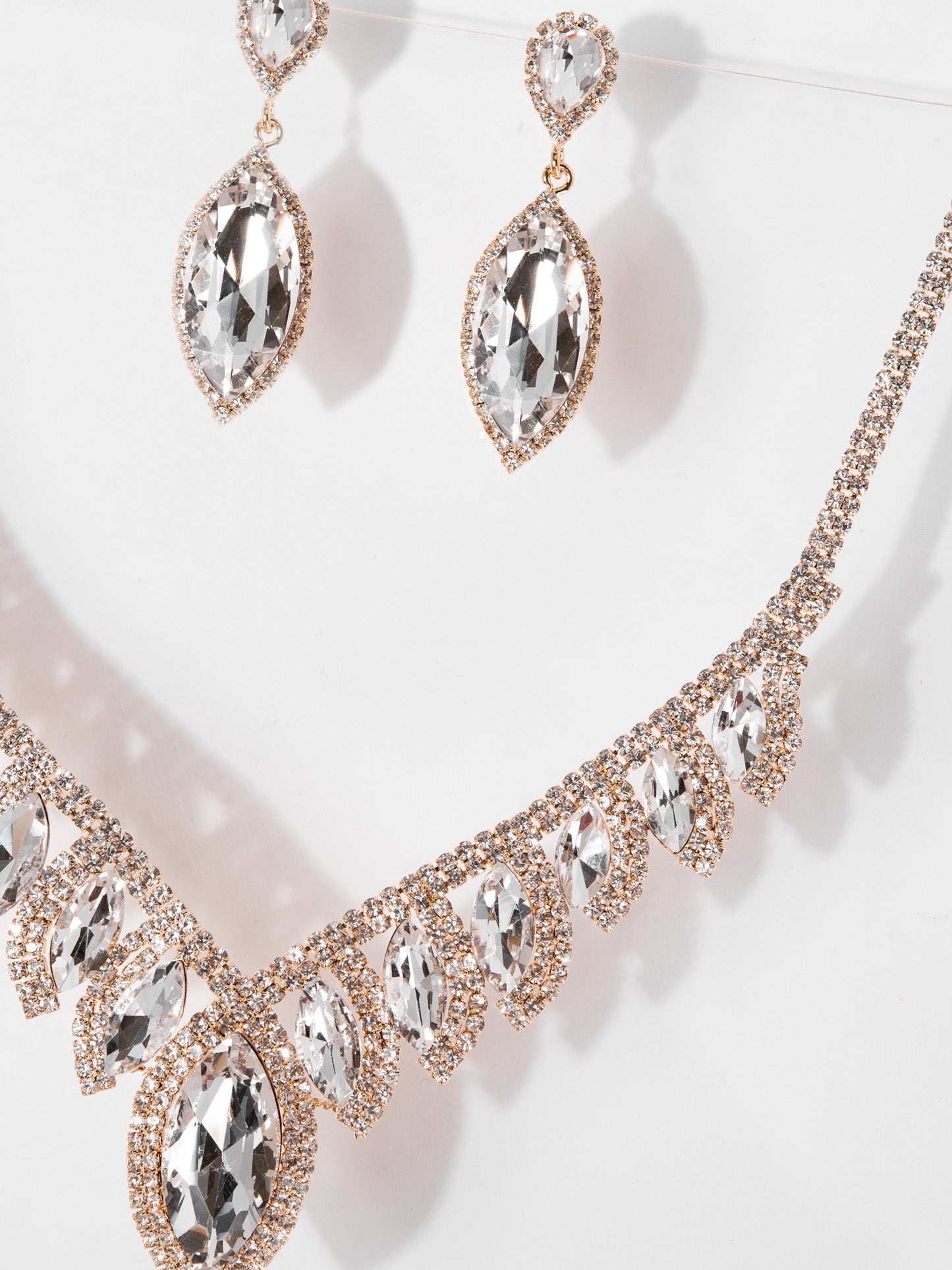 Phoebe Rhinestone Necklace Set
