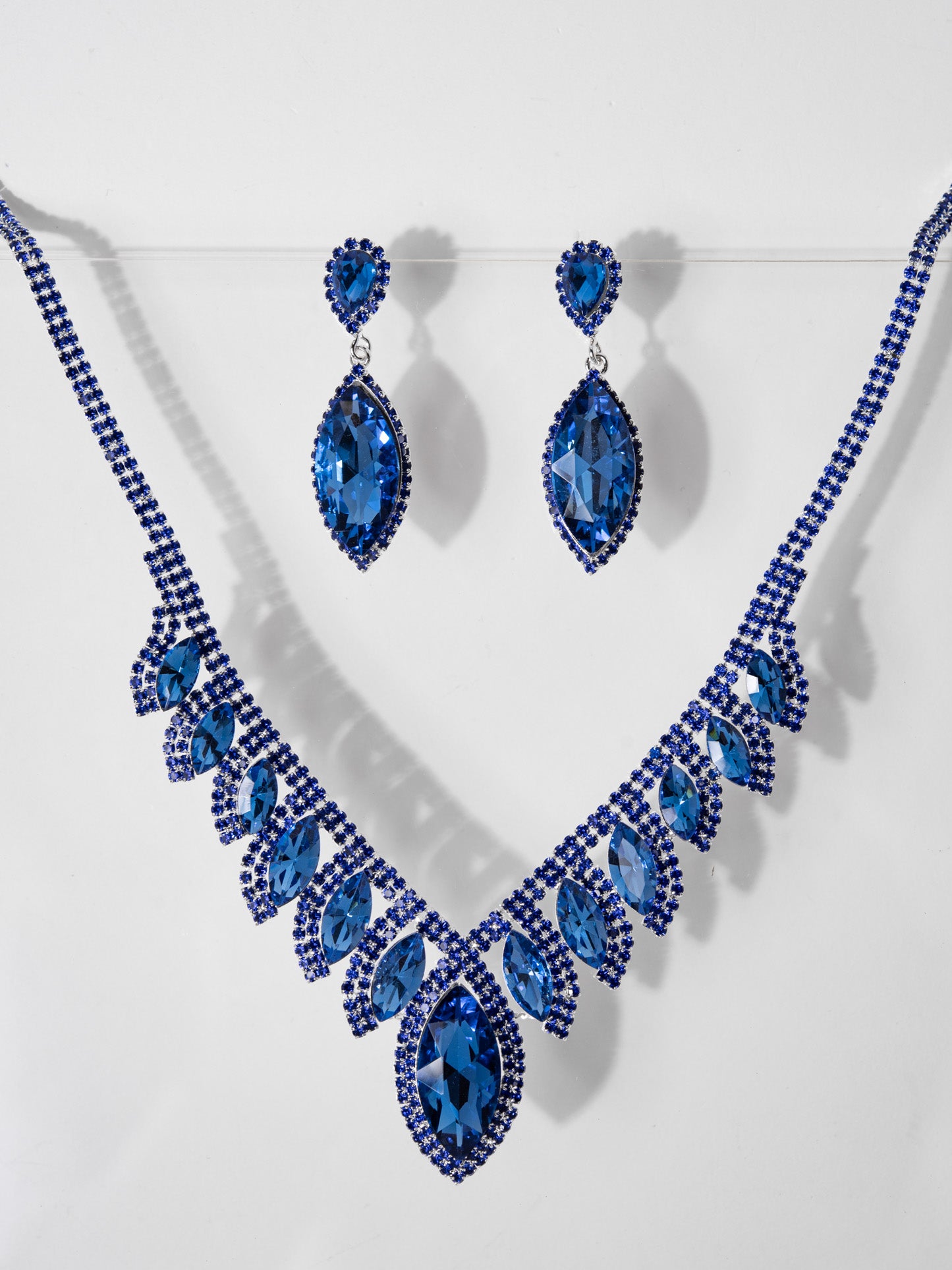 Phoebe Rhinestone Necklace Set