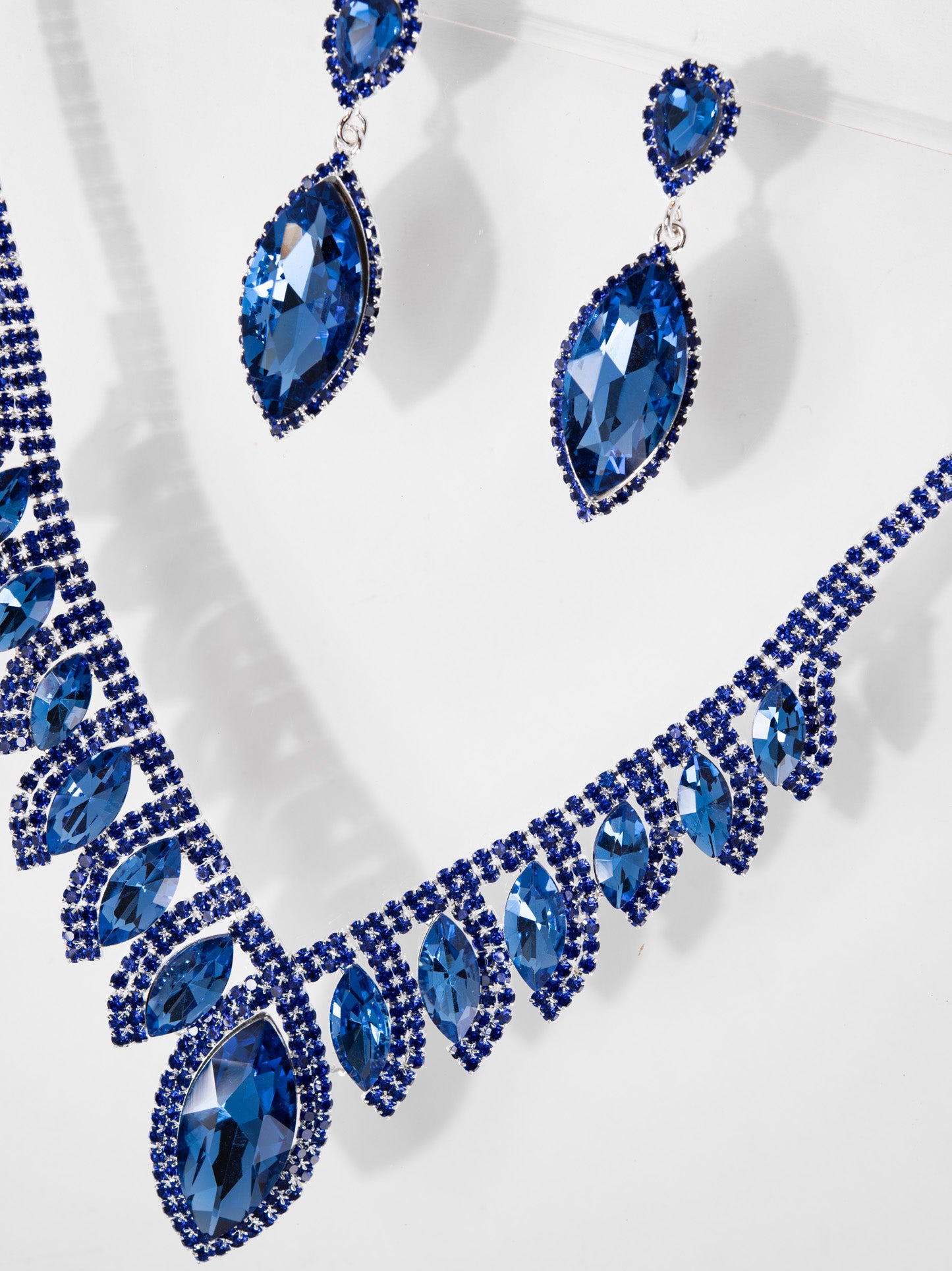Phoebe Rhinestone Necklace Set