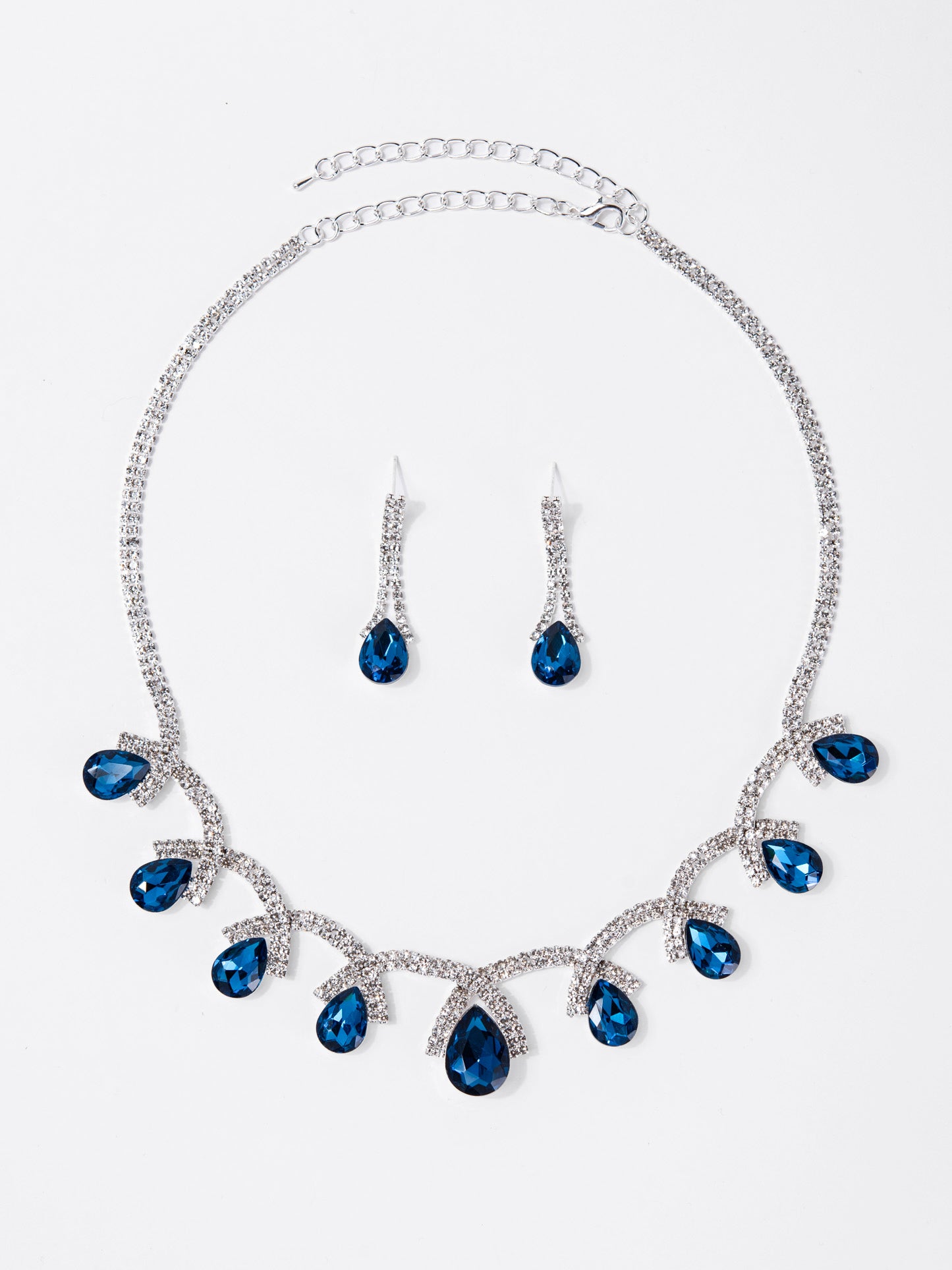 Eliana Statement Rhinestone Necklace Set