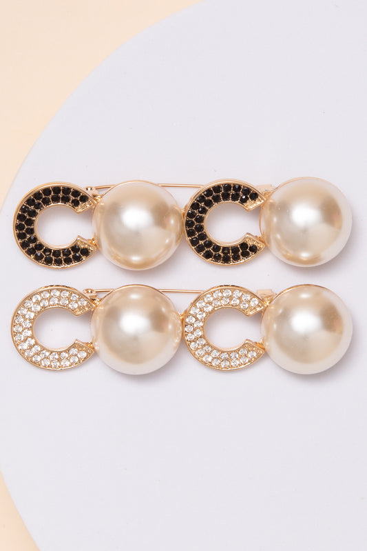 Annie Casting Pearl Flower Brooch