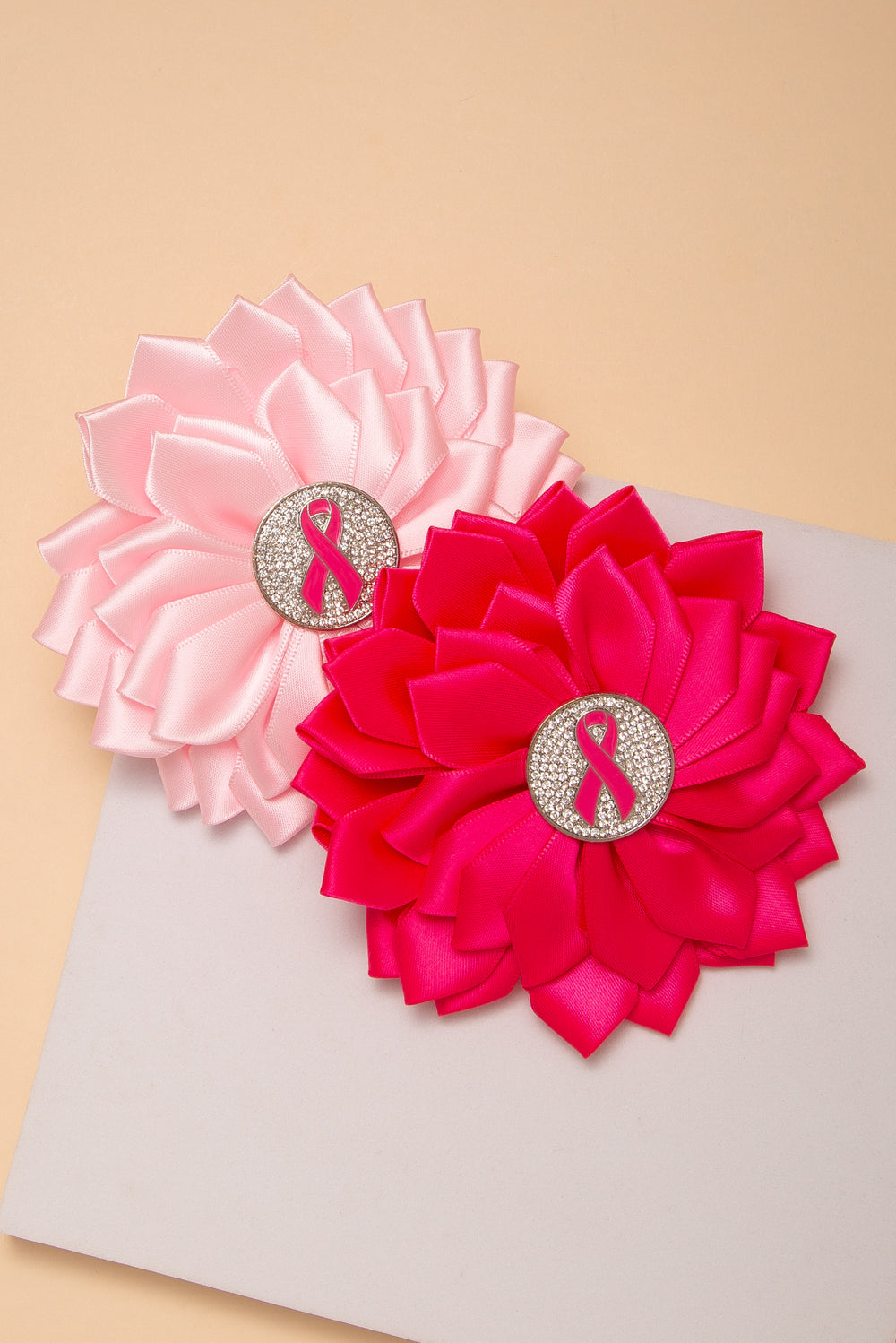 Luna 2 In 1 Breast Cancer Awareness Pink Ribbon Rhinestone