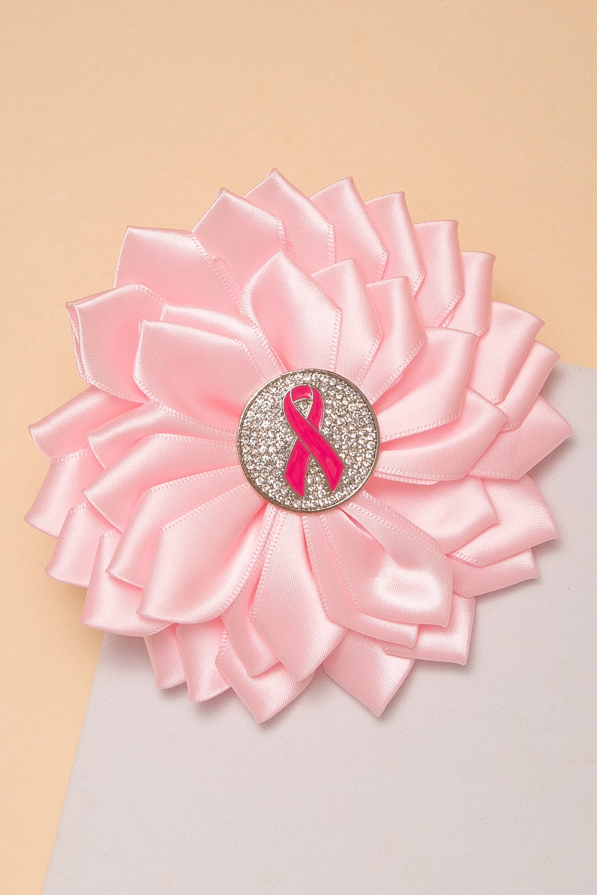 Luna 2 In 1 Breast Cancer Awareness Pink Ribbon Rhinestone