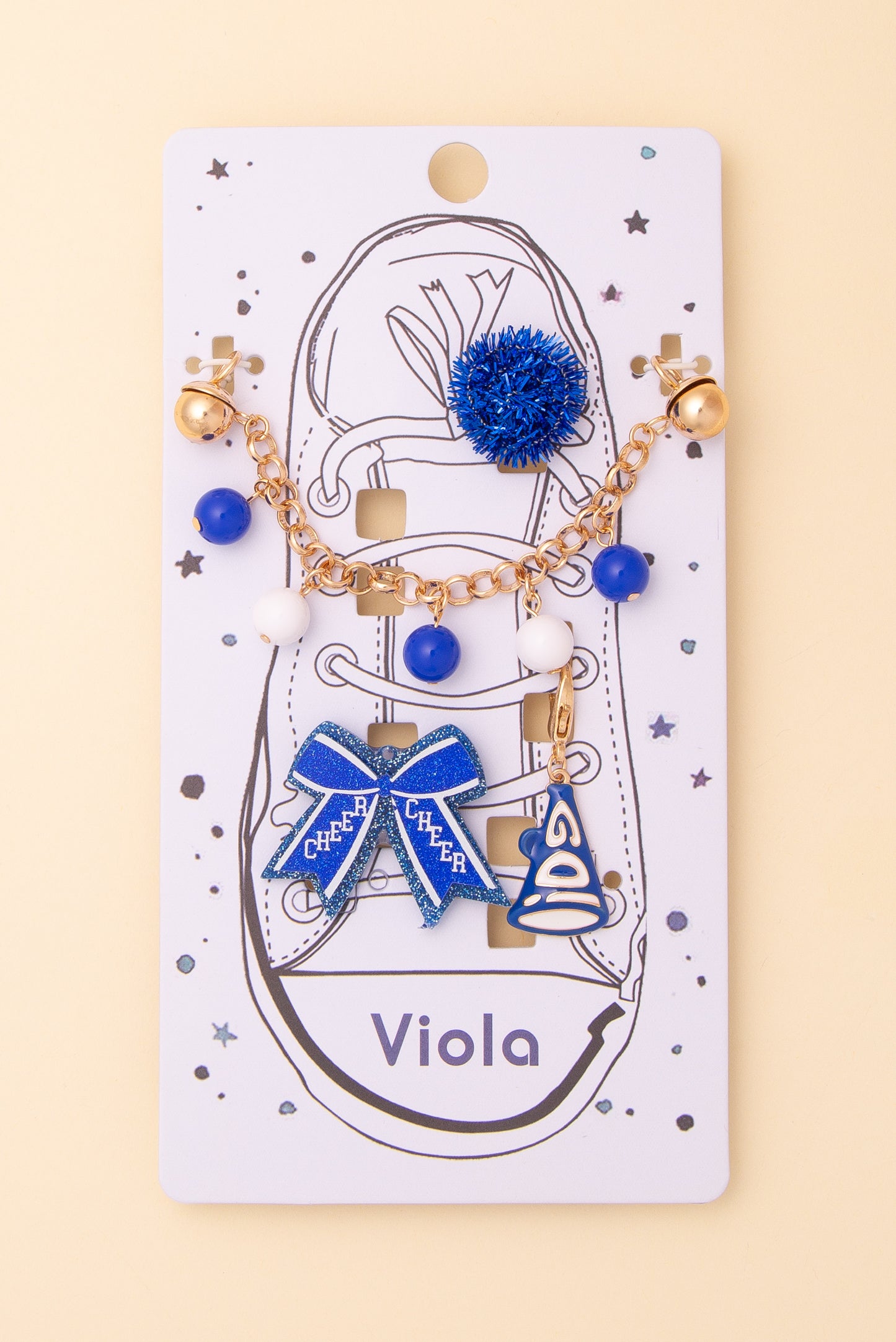 Juliette Game Day Shoe Chain with Assorted Charms