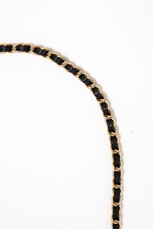 Amy Cellphone Chain | Gold Black