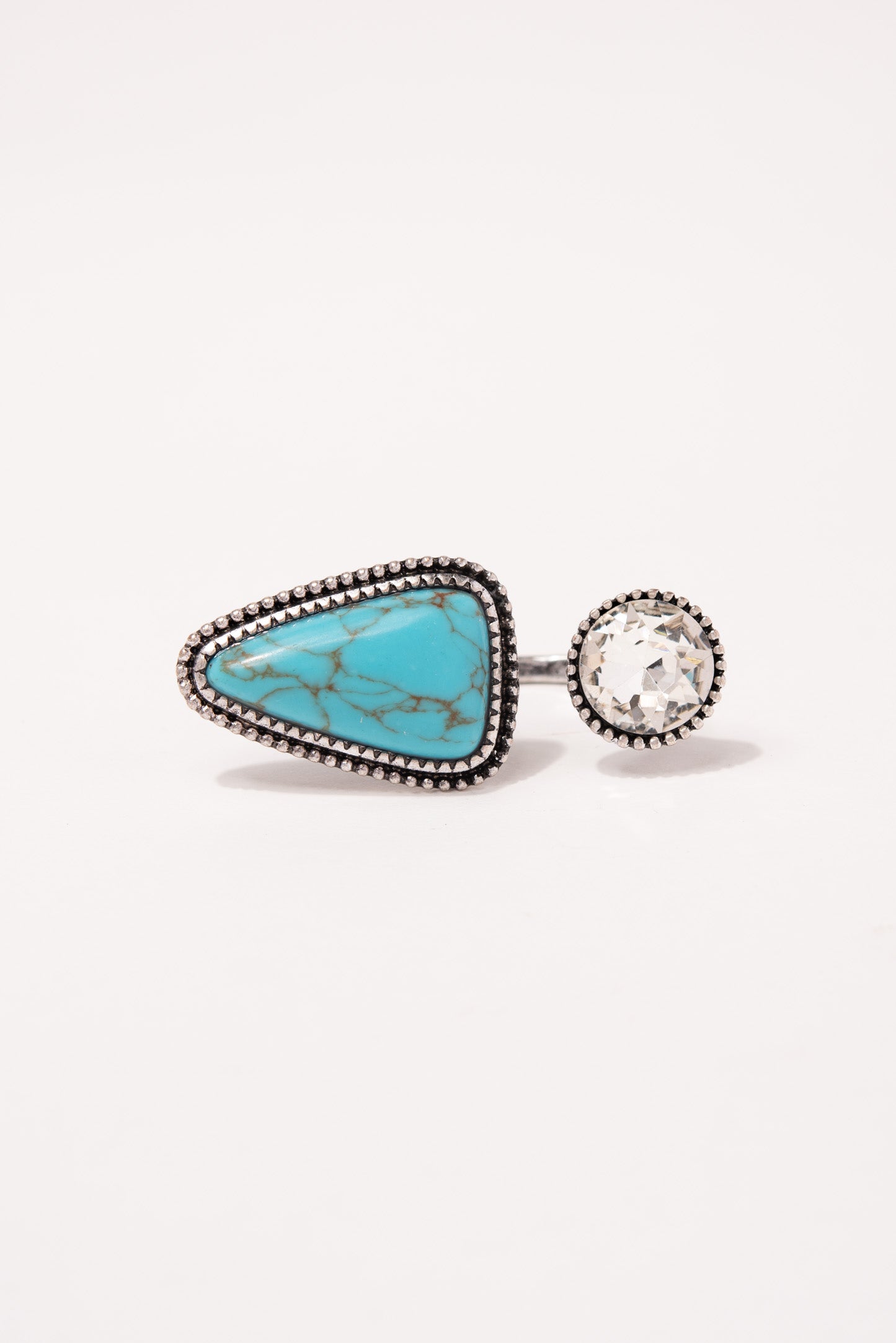 Genesis Turquoise Semi Stone Cuff Ring