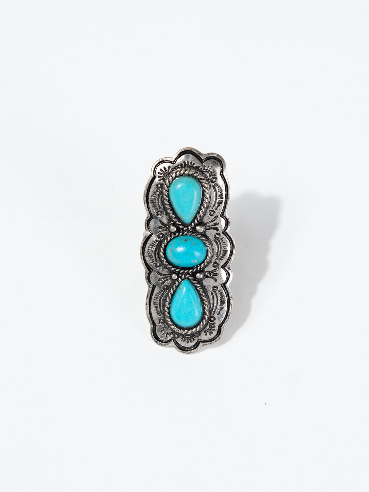 Petal Western Design Cuff Ring