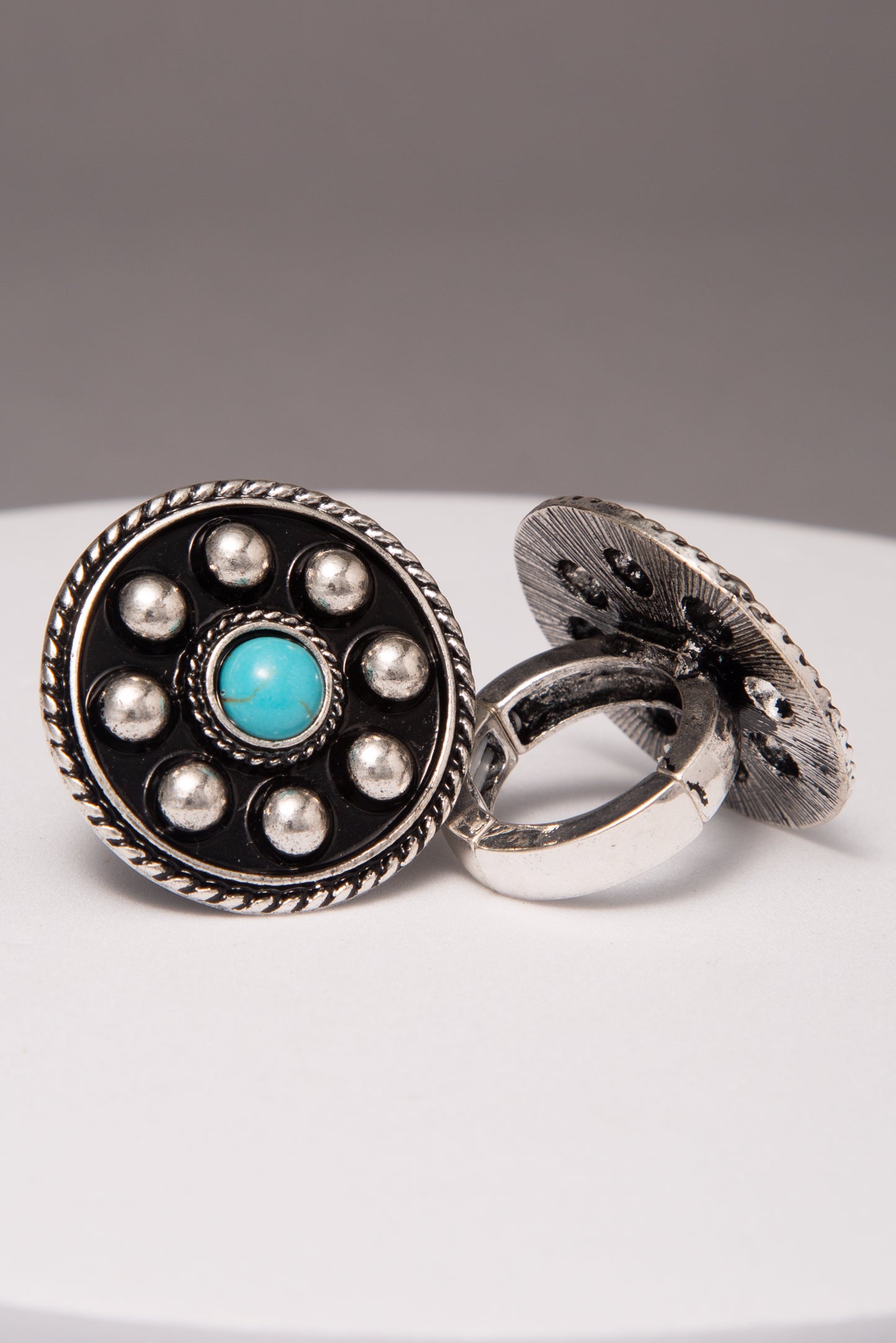 Tiffany Western Bubble Round Concho Ring
