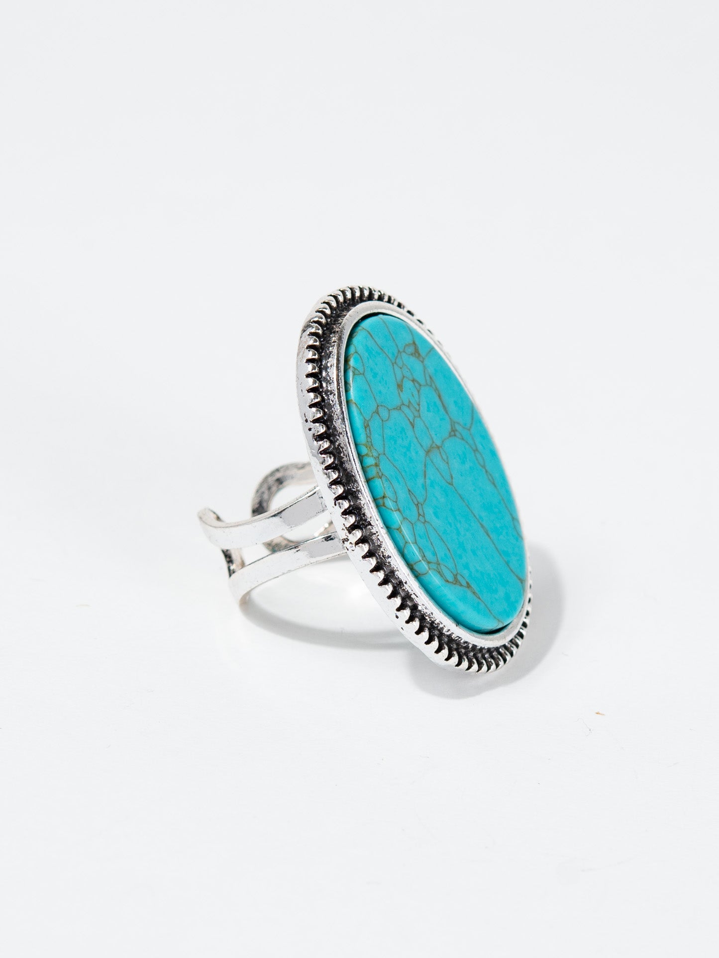 Darcy Western Stone Cuff Ring
