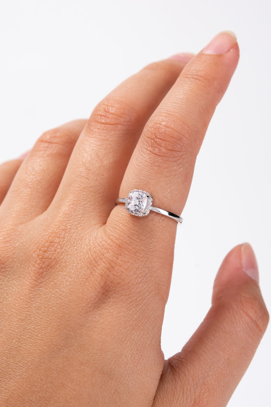 Angel Solitaire CZ Rhinestone Ring