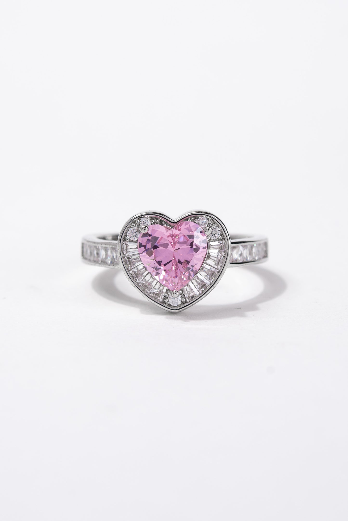 Lilly Heart CZ Rhinestone Ring