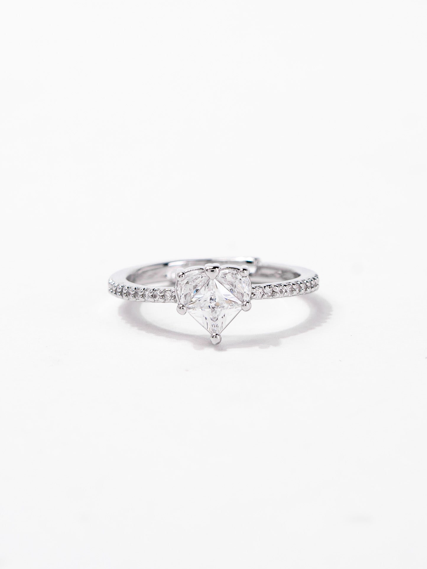 Autumn Fashion Free Size CZ Ring