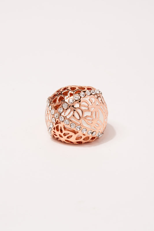 Courtney GCL Stone Ring - Rose Gold