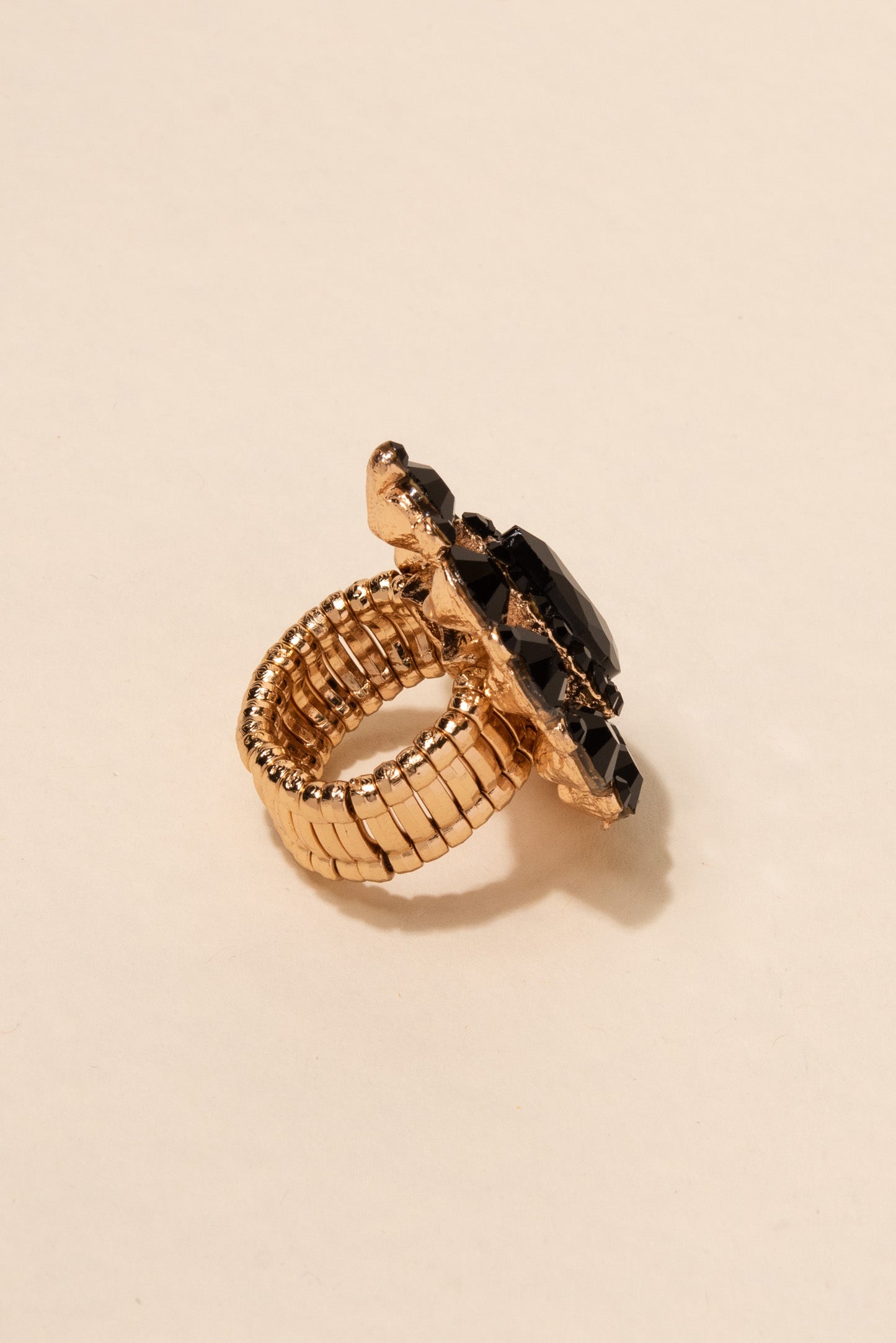 Belle Teardrop Rhinestone Stretch Ring