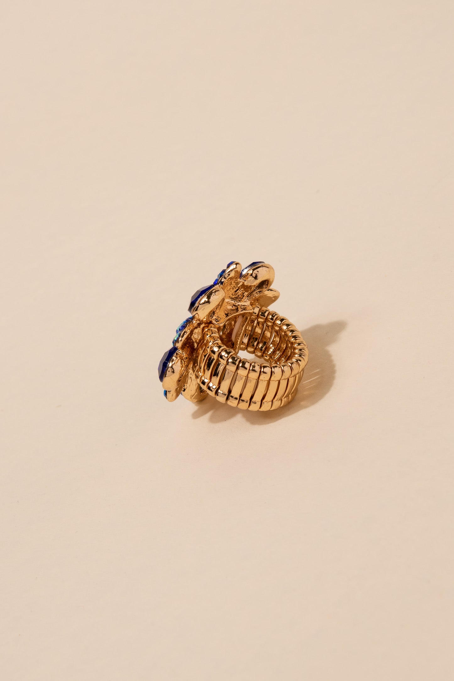 Lilith Teardrop Flower Stone Ring