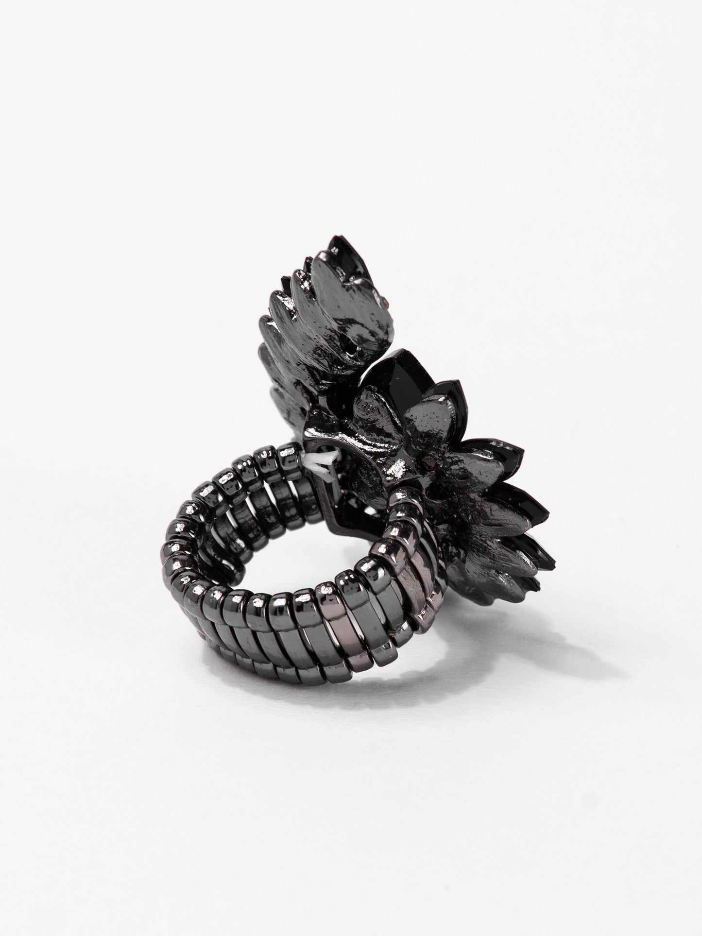 Leah Rhinestone Spider Stretch Ring