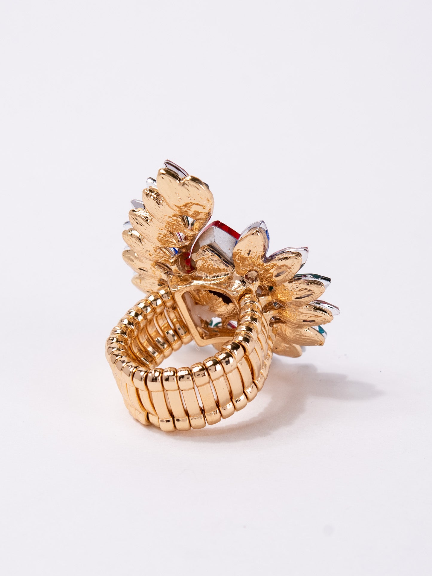 Leah Rhinestone Spider Stretch Ring