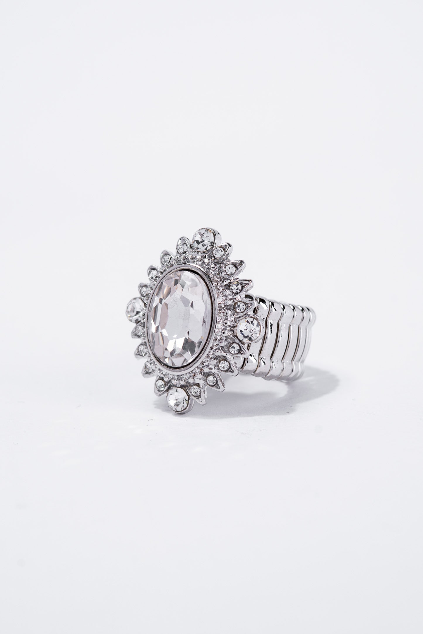 Darla Rhinestone Stretch Ring