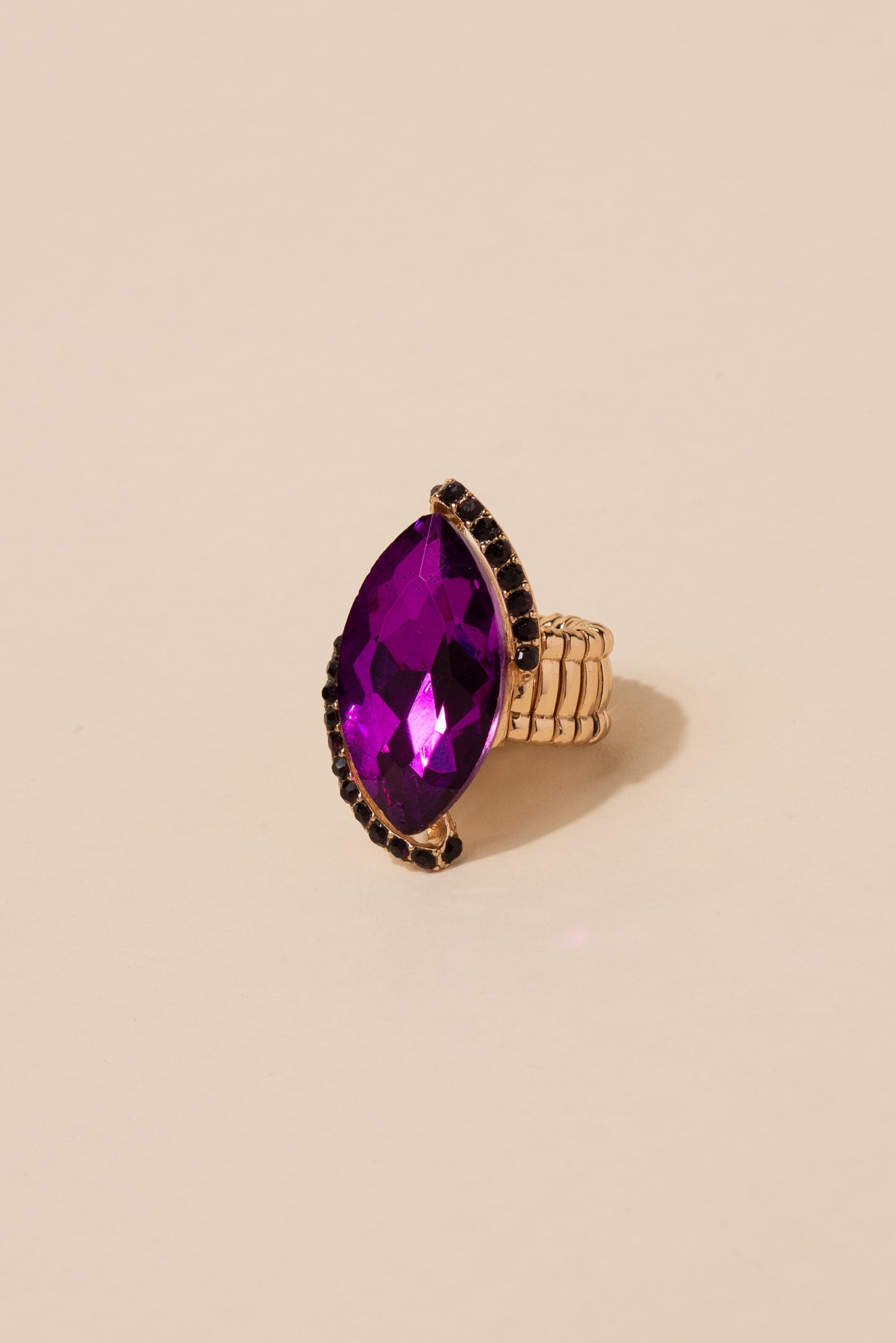 Starlet Rhinestone Statement Ring
