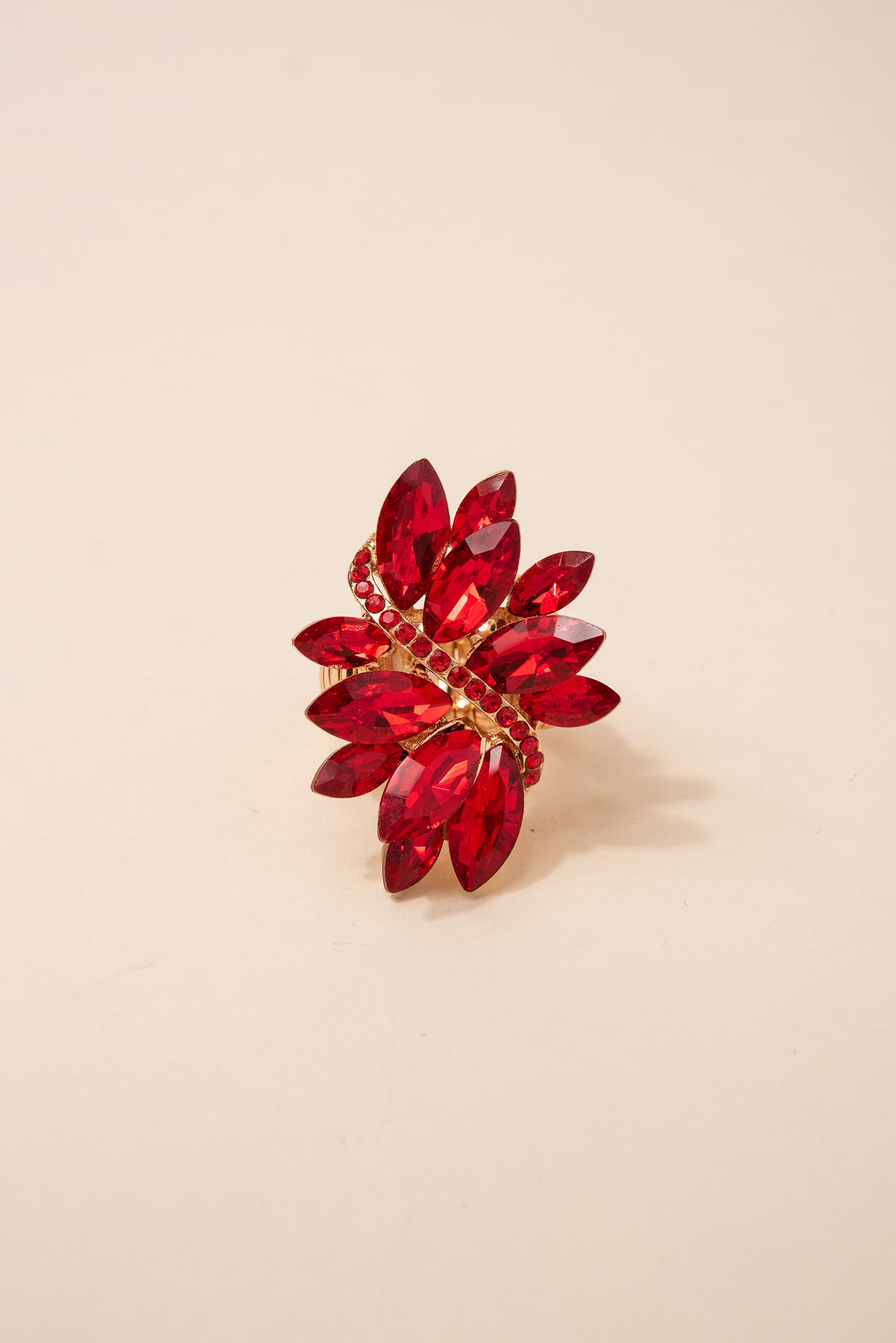 Ada Rhinestone Cluster Stretch Ring
