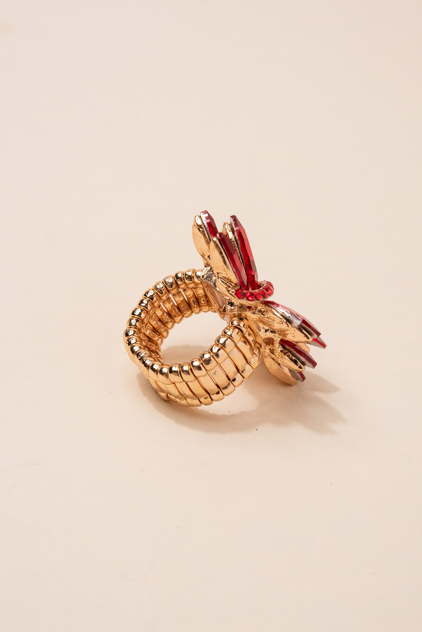 Ada Rhinestone Cluster Stretch Ring