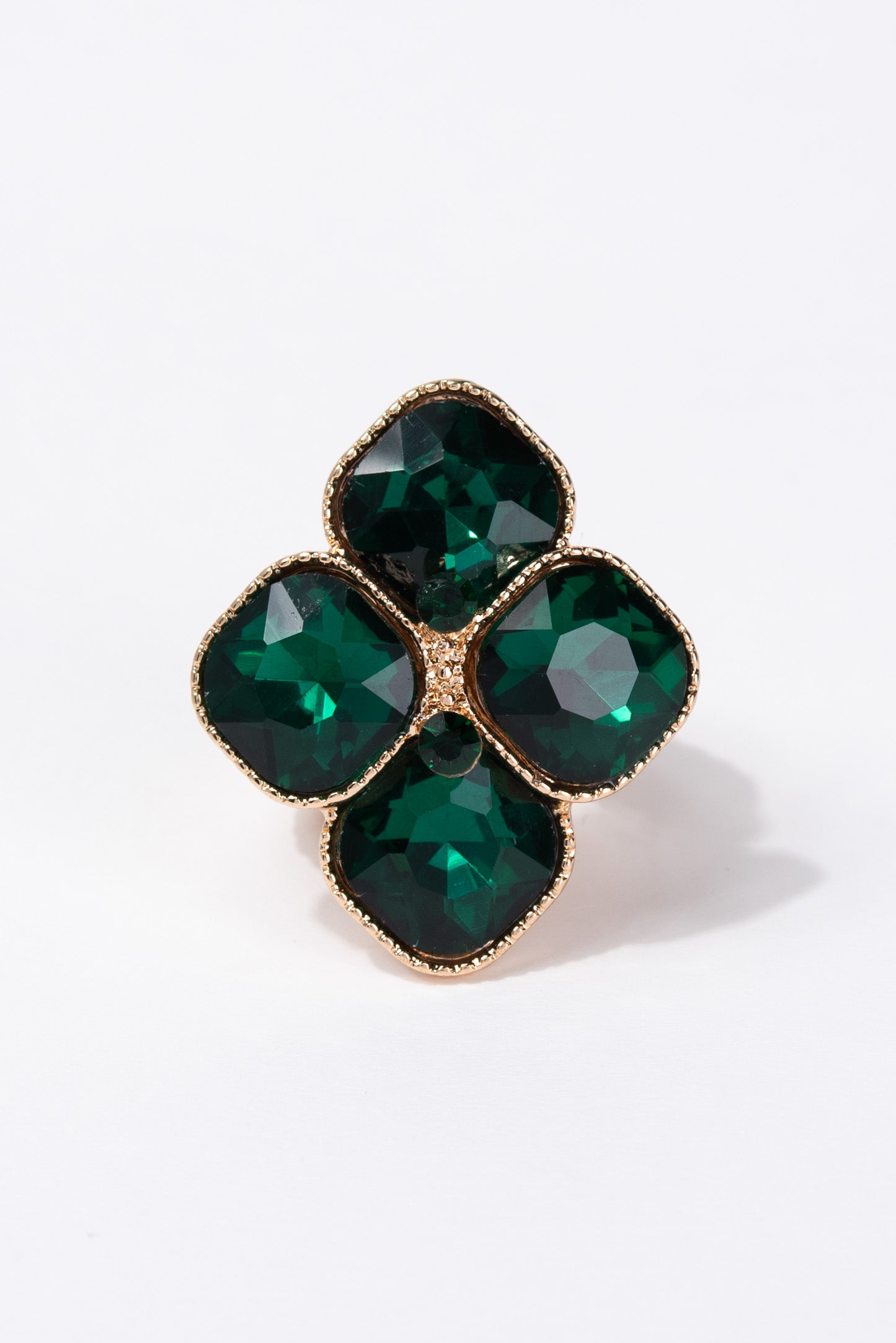 Alyssa Diamond Shape Stone Stretch Ring