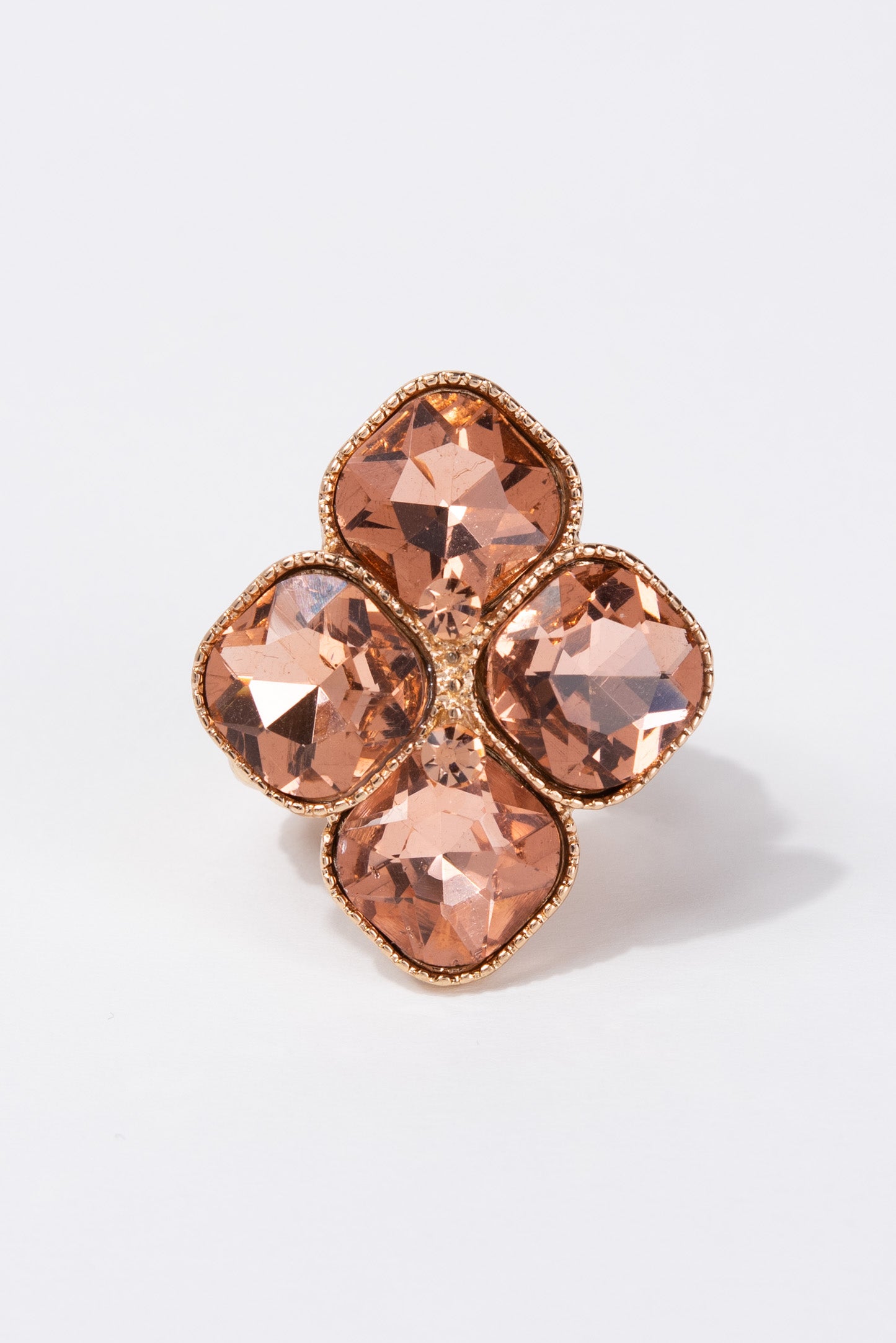 Alyssa Diamond Shape Stone Stretch Ring
