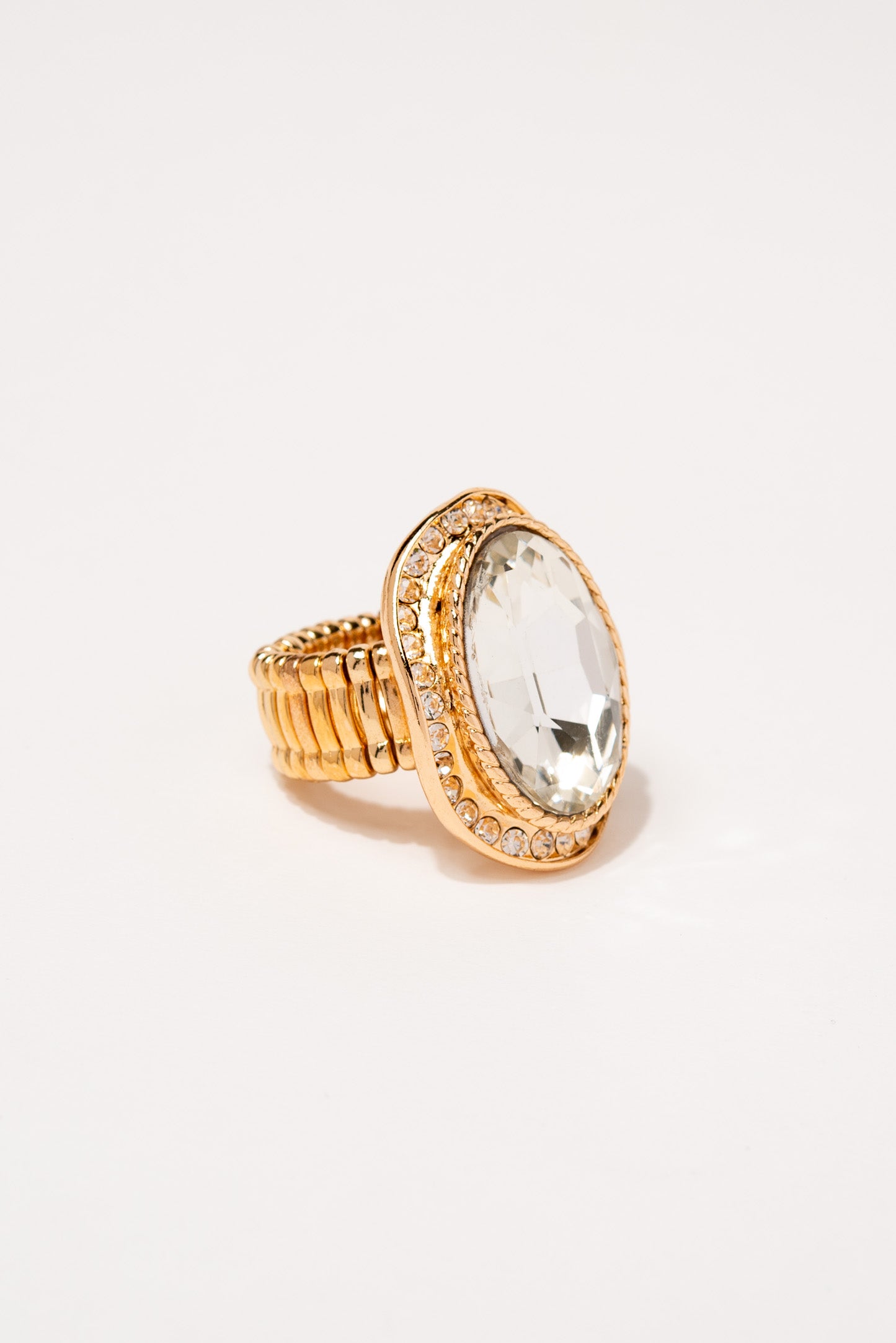 Katie Glam Rhinestone Ring