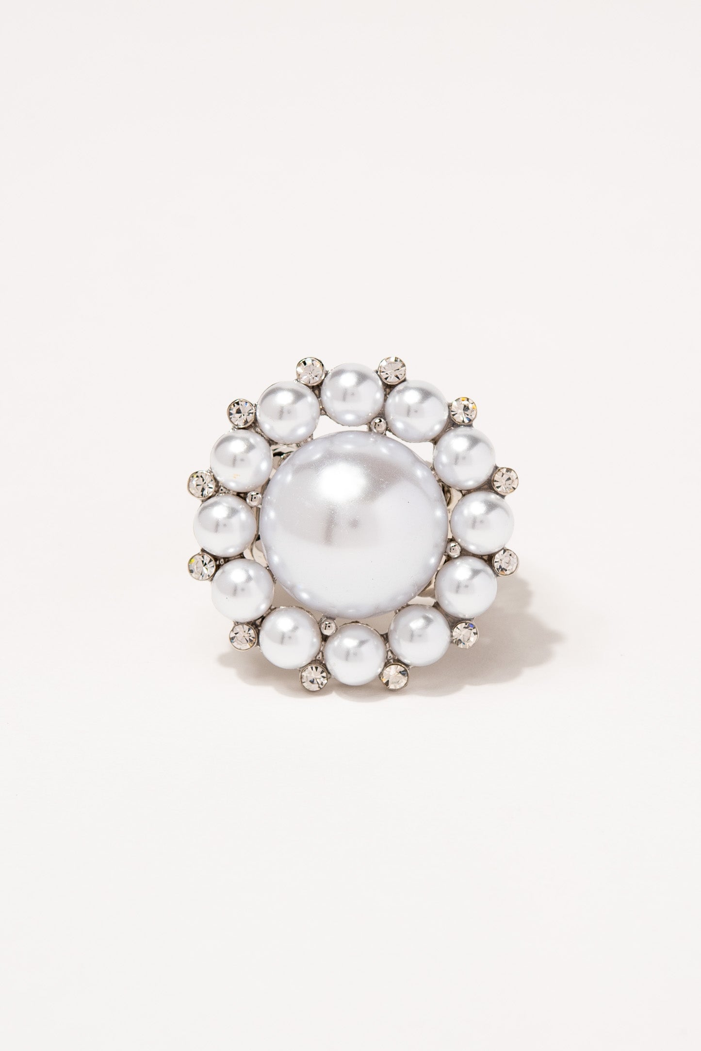Gemma Pearl Glam Stretch Ring