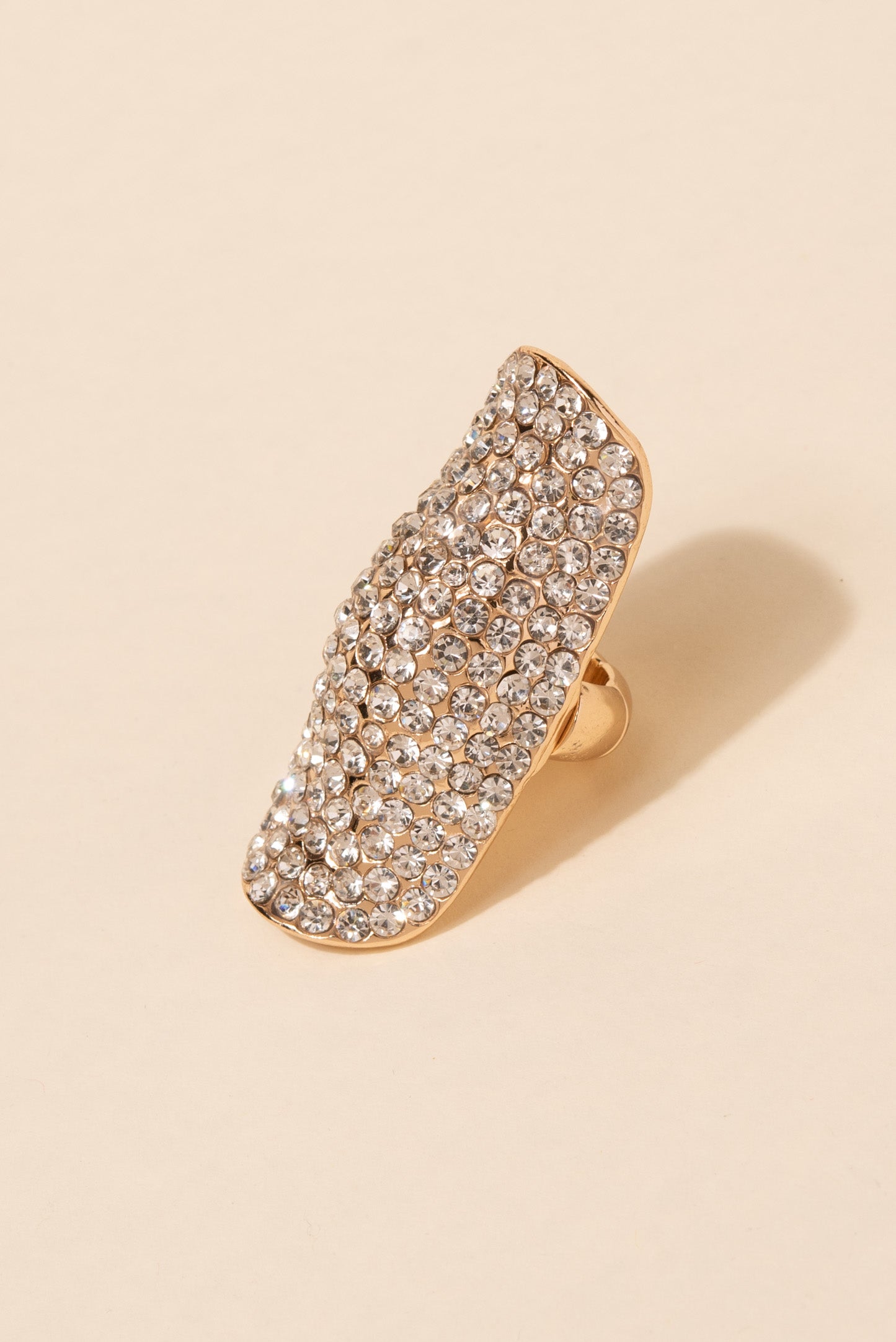 Alexis Long Shield Statement Ring