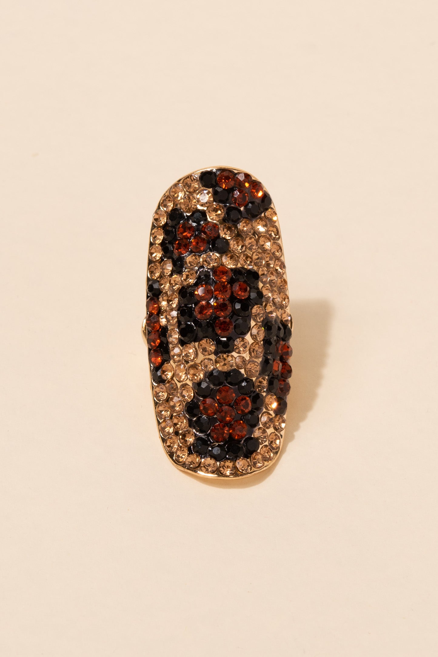 Alexis Long Shield Statement Ring
