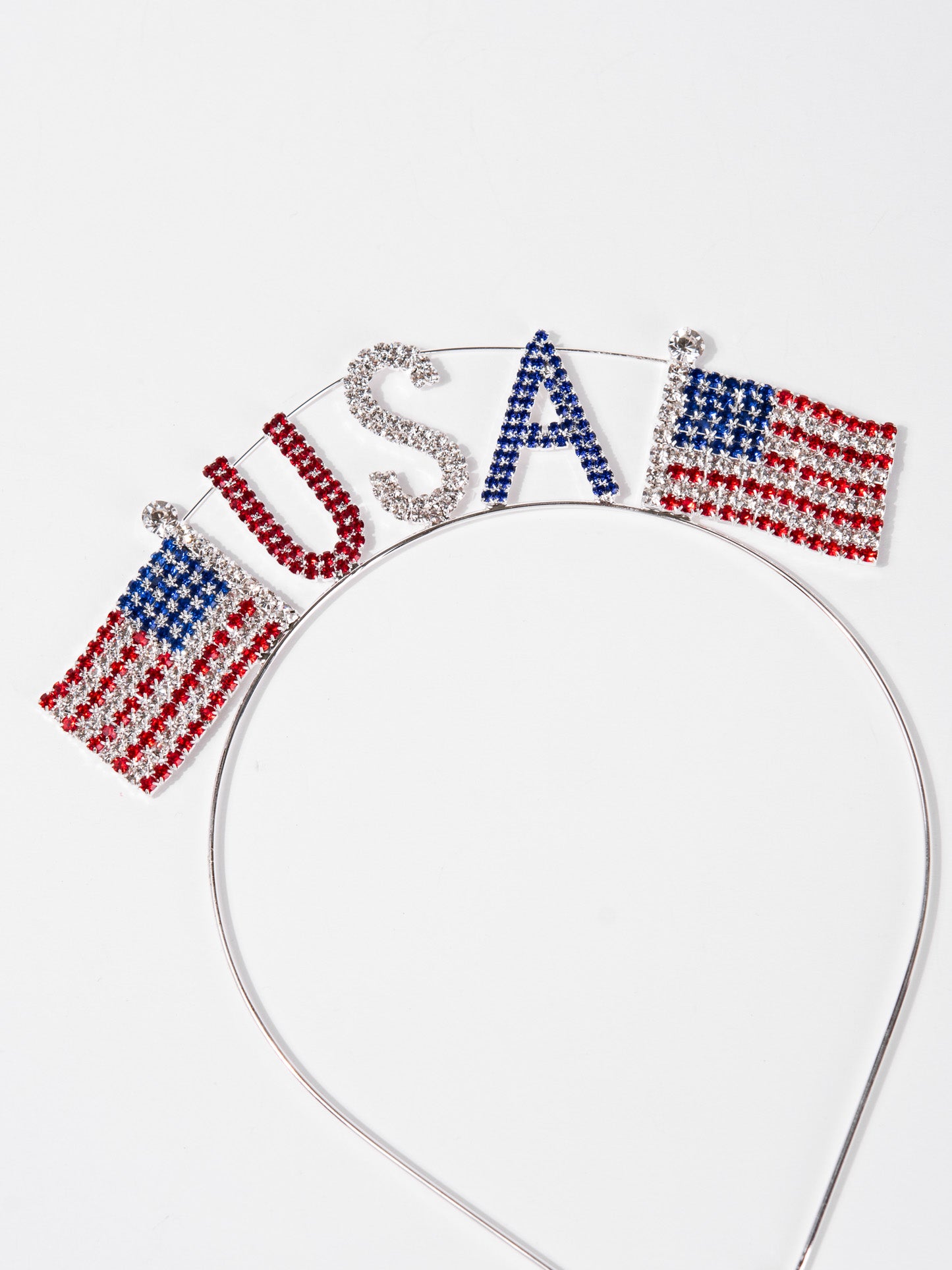 Julia Rhinestone USA Flag Headband