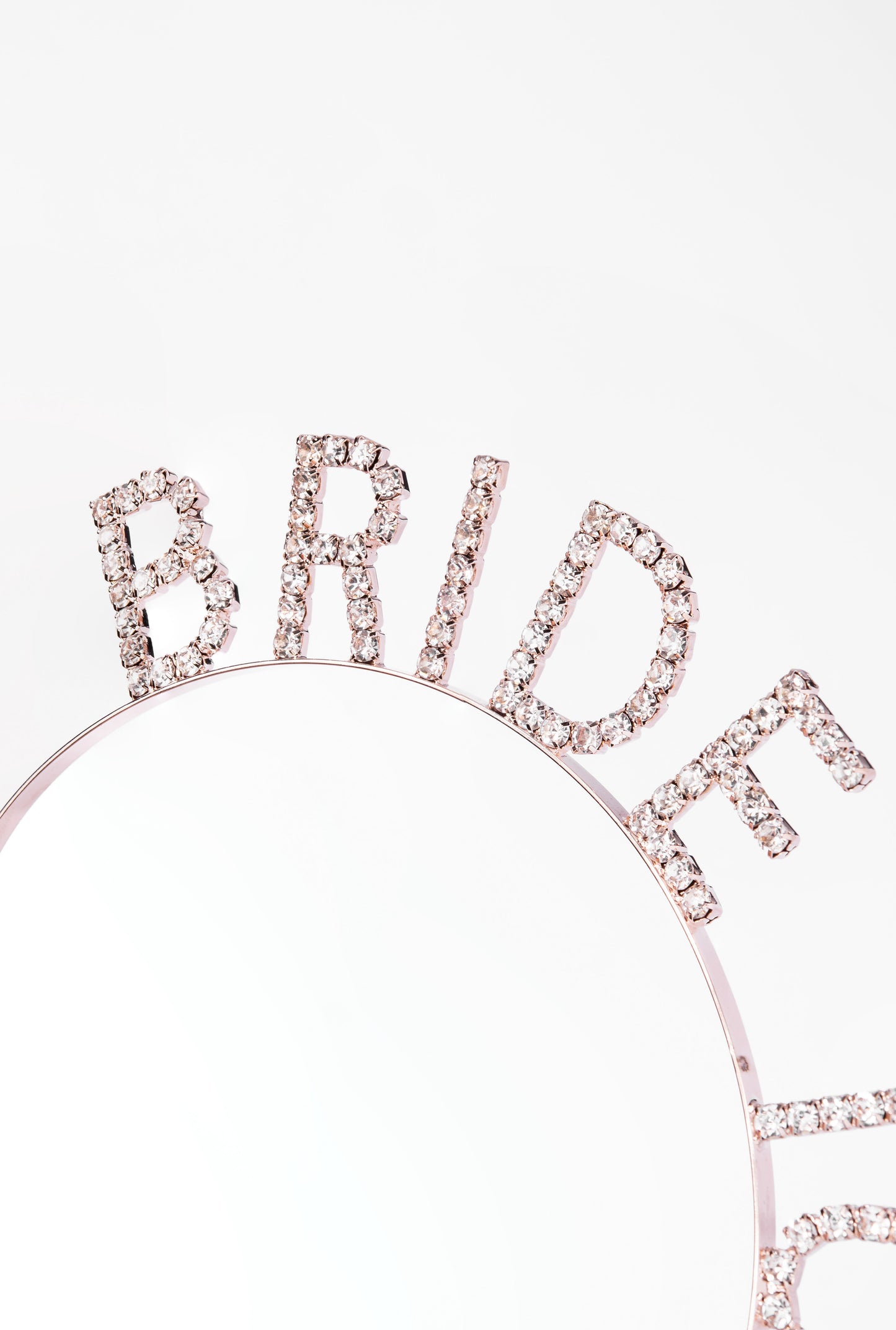 Large BRIDE TO BE Rhinestone Headband