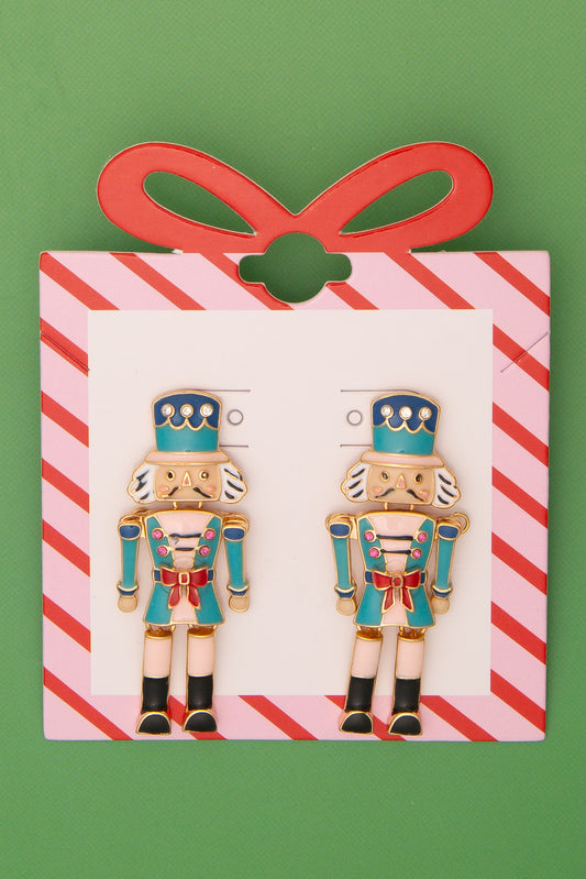 Camilla Christmas Nutcracker Post Earrings