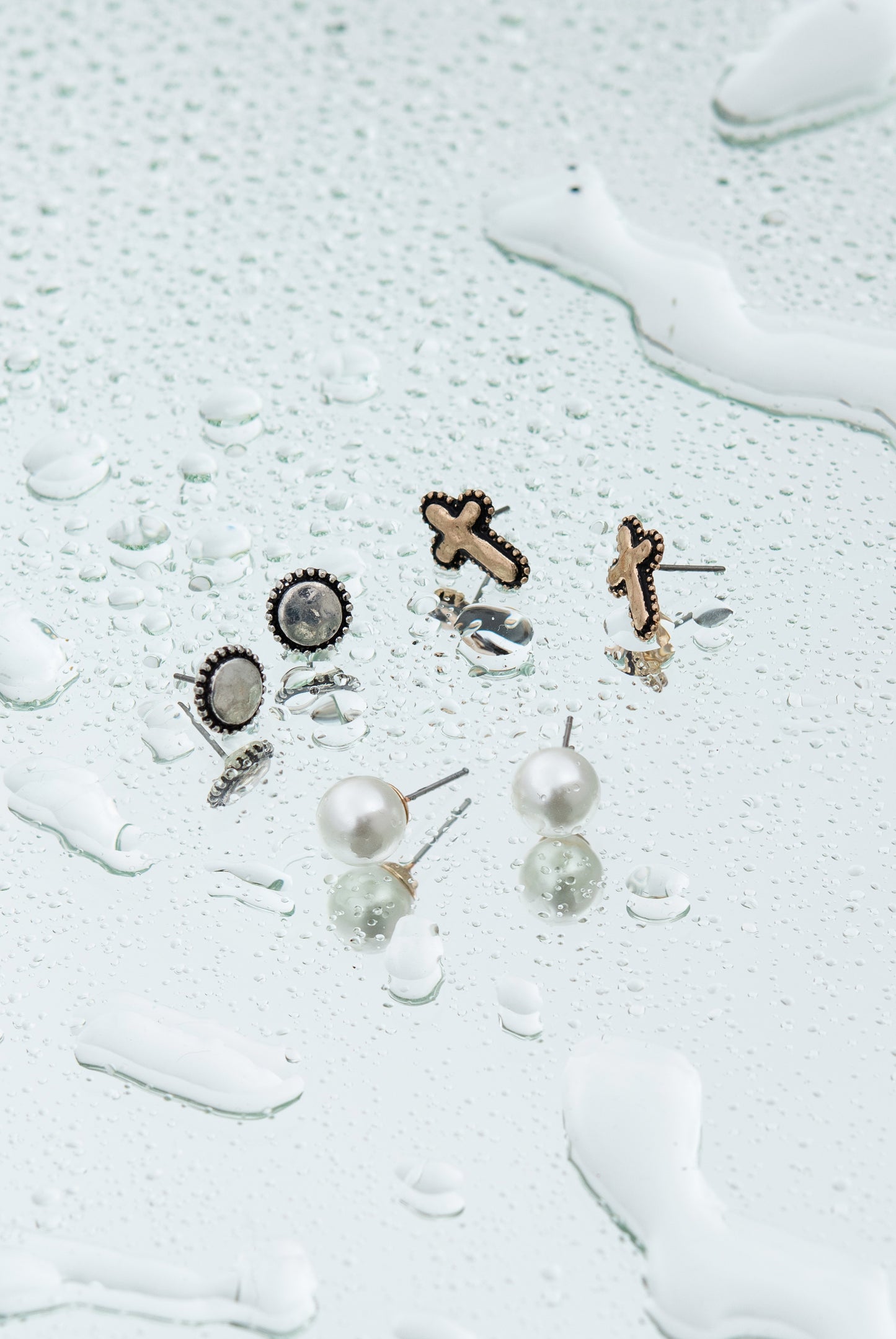 Pearl Stud Earrings