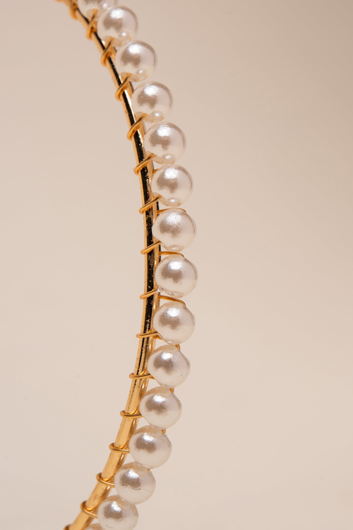 Marlene Pearl Wrapped Hoops