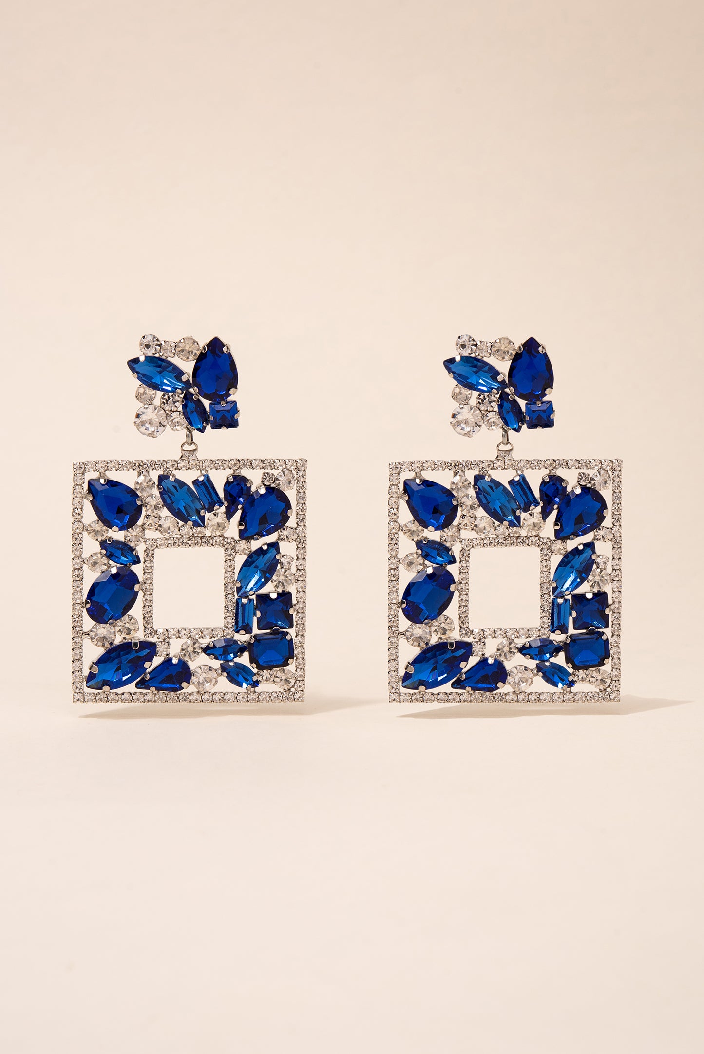 Cora Glass Statement Post Earrings