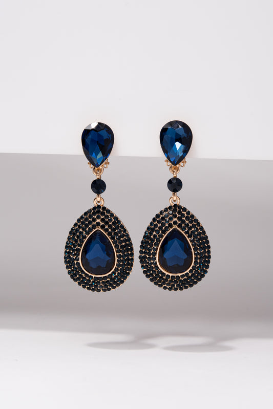 Adalira Rhinestone Clip-on Earrings